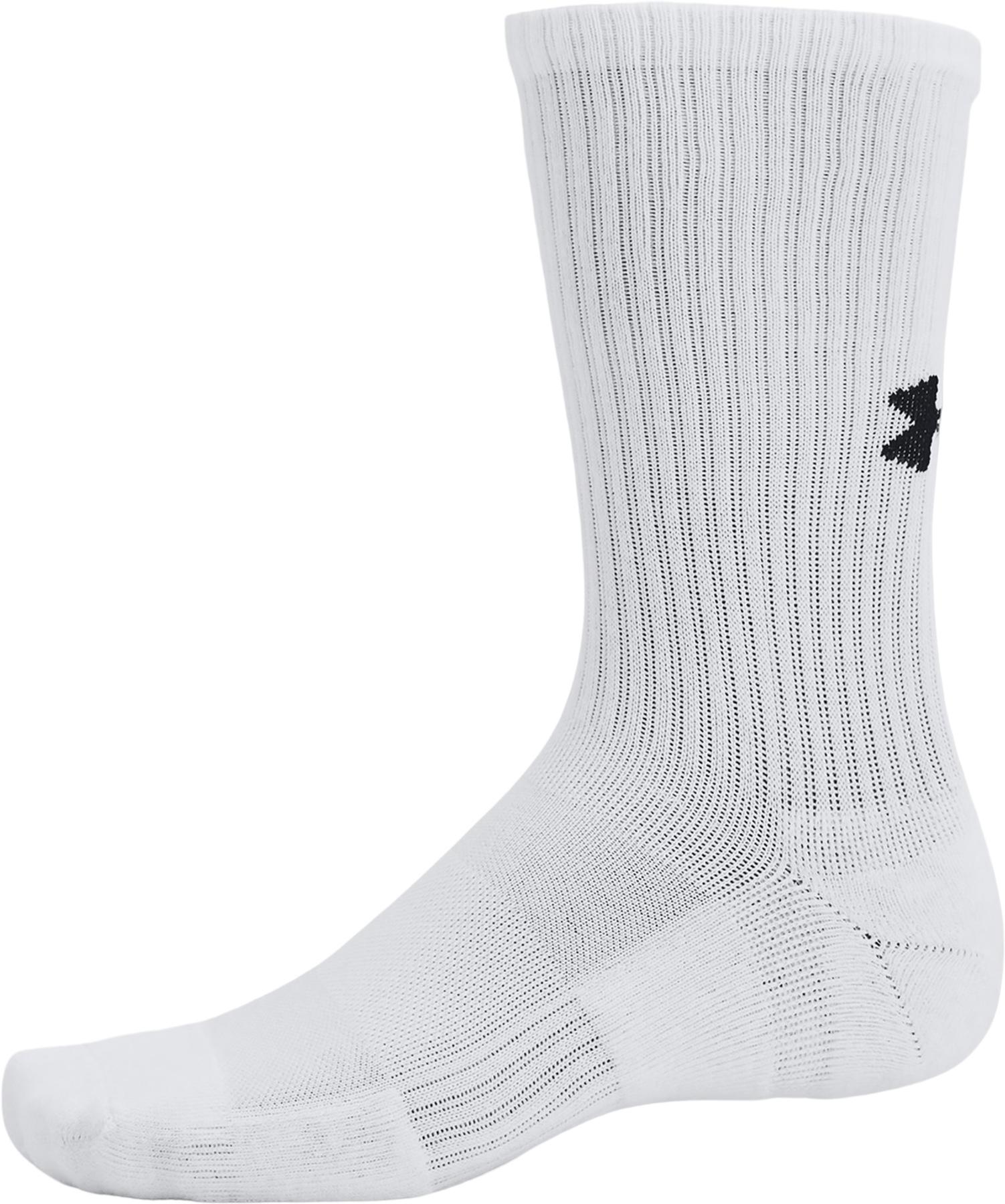 Product gallery image number 2 for product UA Training Cotton 6-Pack Crew Socks - Unisex