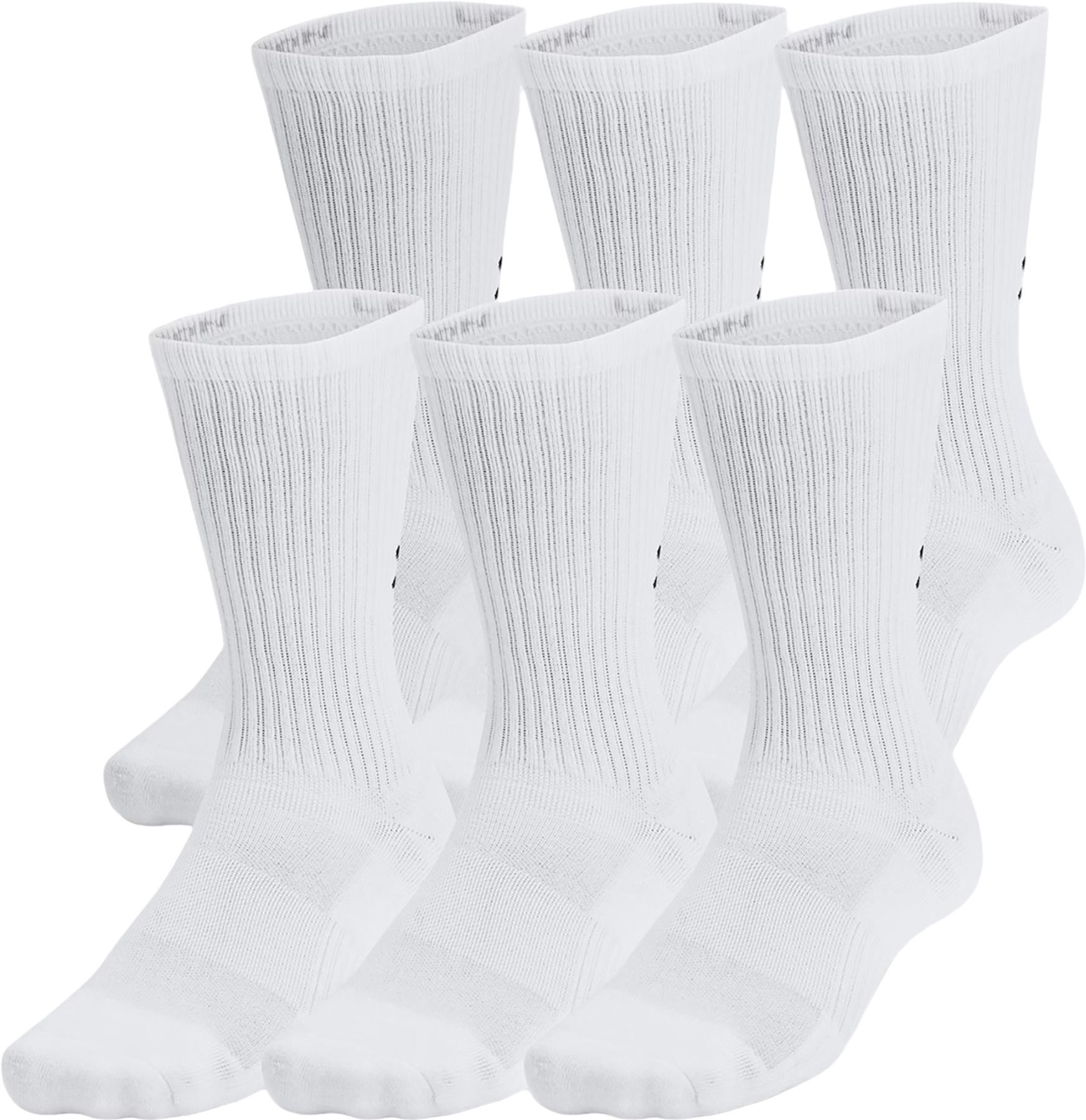 Product image for UA Training Cotton 6-Pack Crew Socks - Unisex
