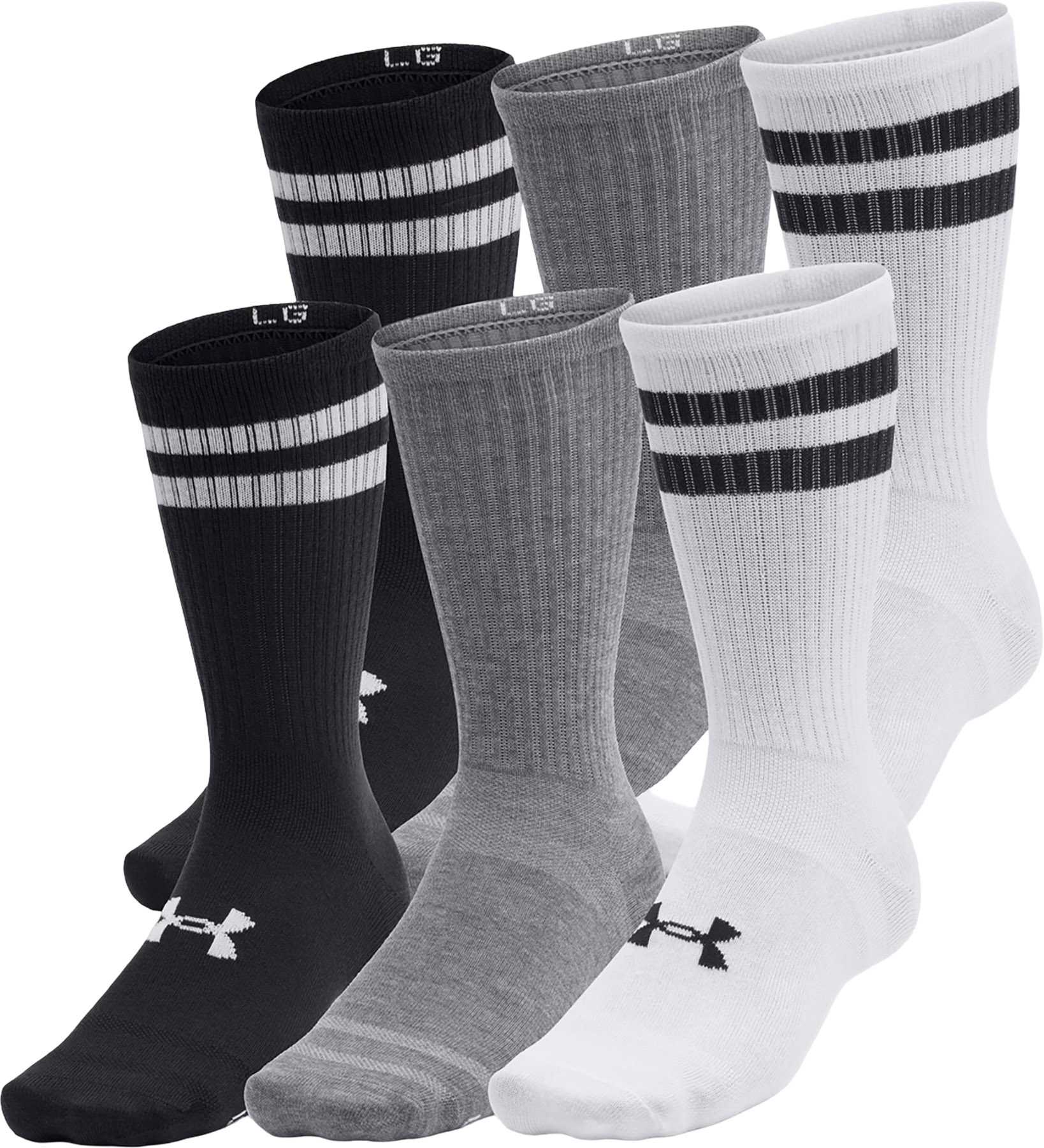 Product image for UA Essential 6-Pack Crew Socks - Unisex