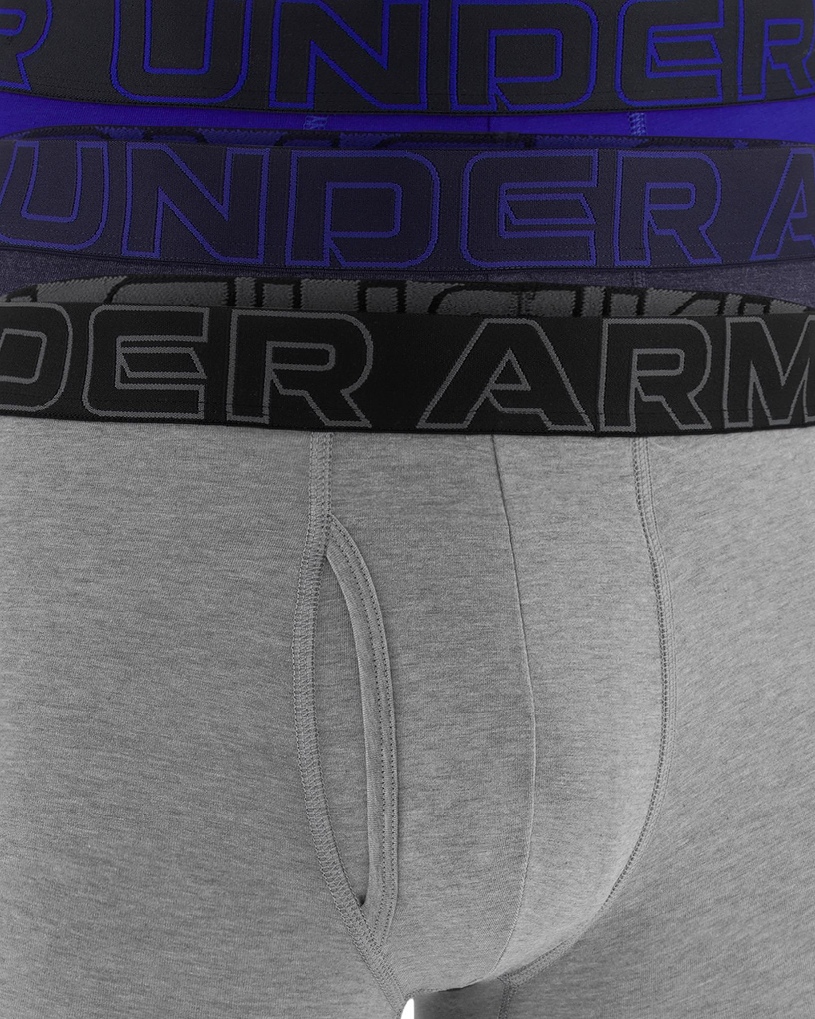 Product gallery image number 4 for product UA Performance Cotton 3-Pack Boxer Shorts 3" - Men's