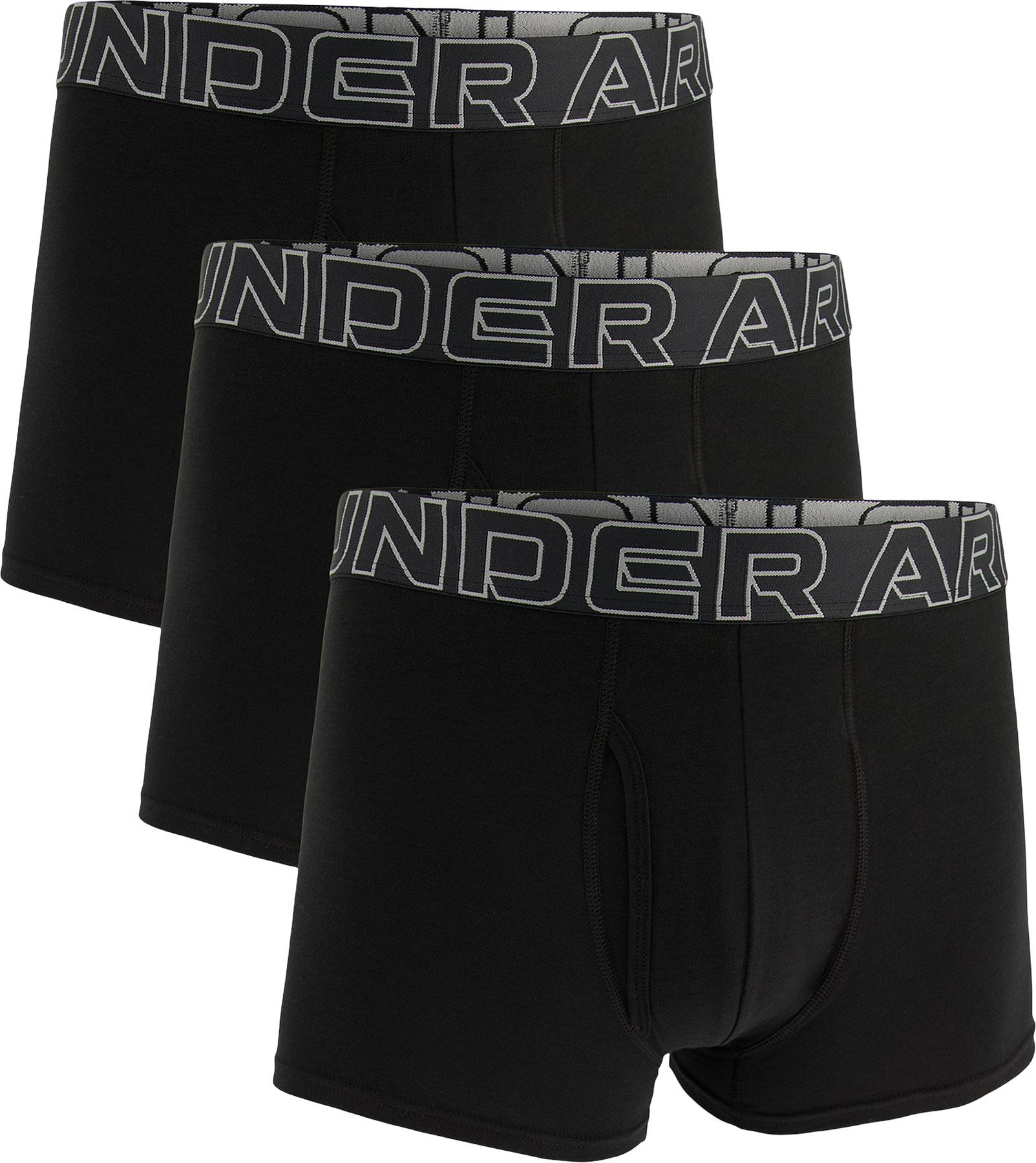 Product image for UA Performance Cotton 3-Pack Boxer Shorts 3" - Men's