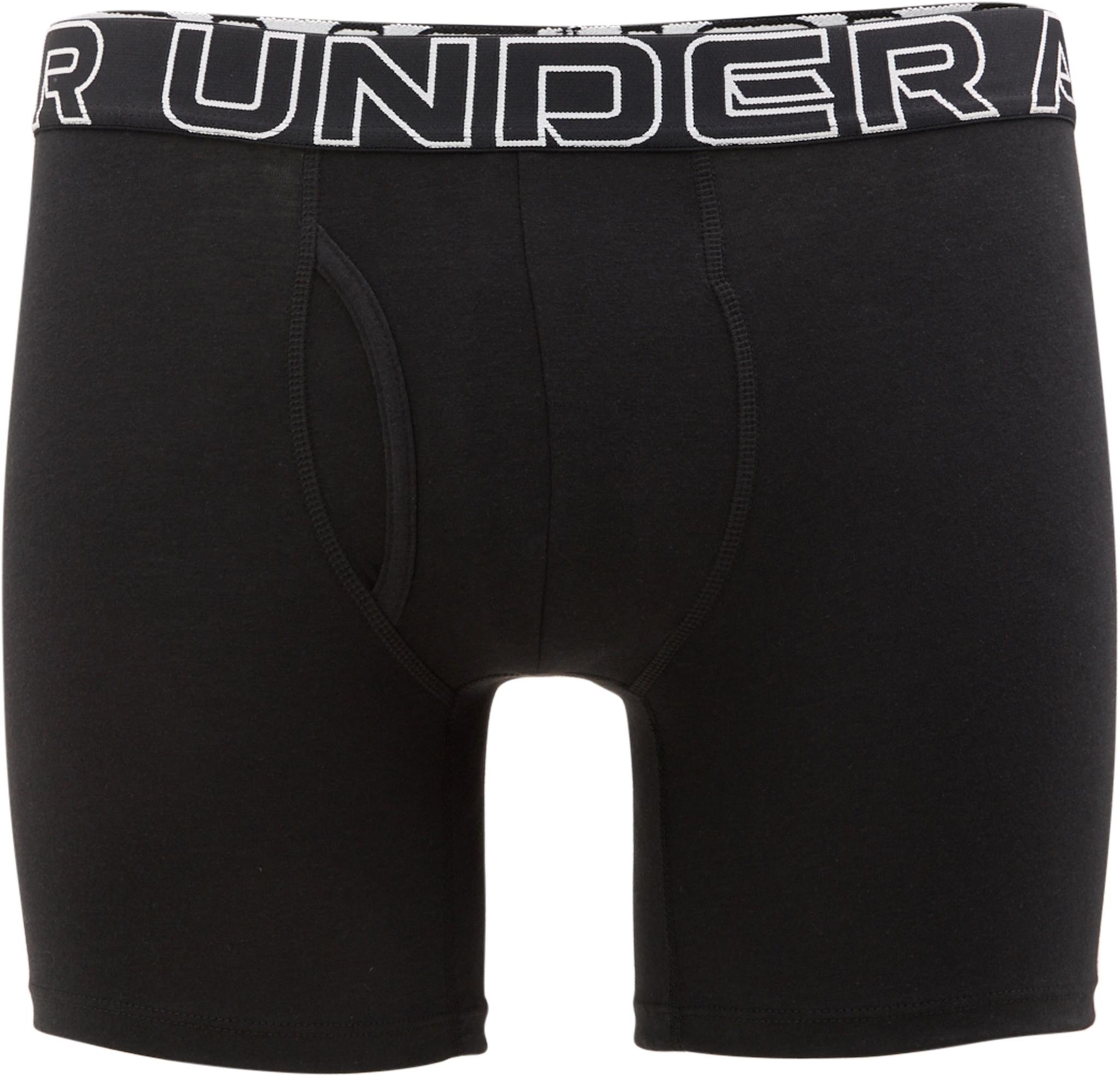 Numéro de l'image de la galerie de produits 5 pour le produit Caleçon boxeur paquet de 3 UA Performance Coton 6" - Homme