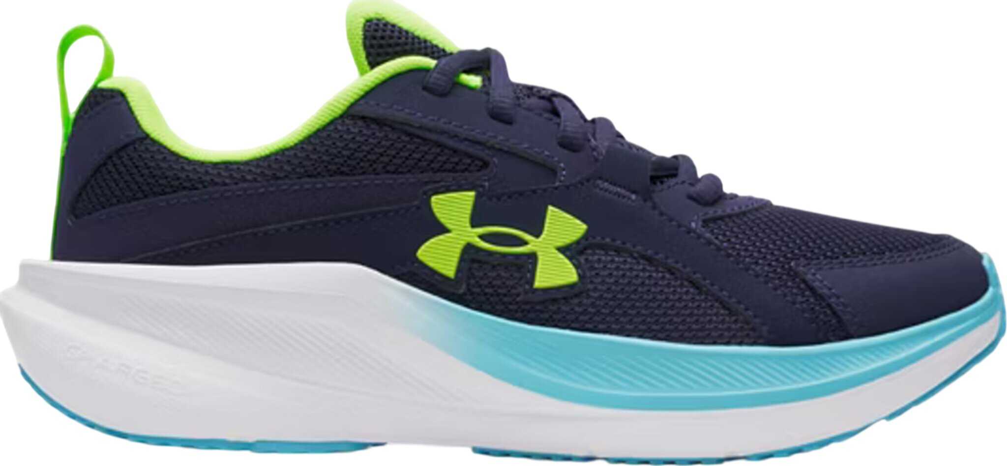 Midnight Navy - Blue Blur - Hyper Green