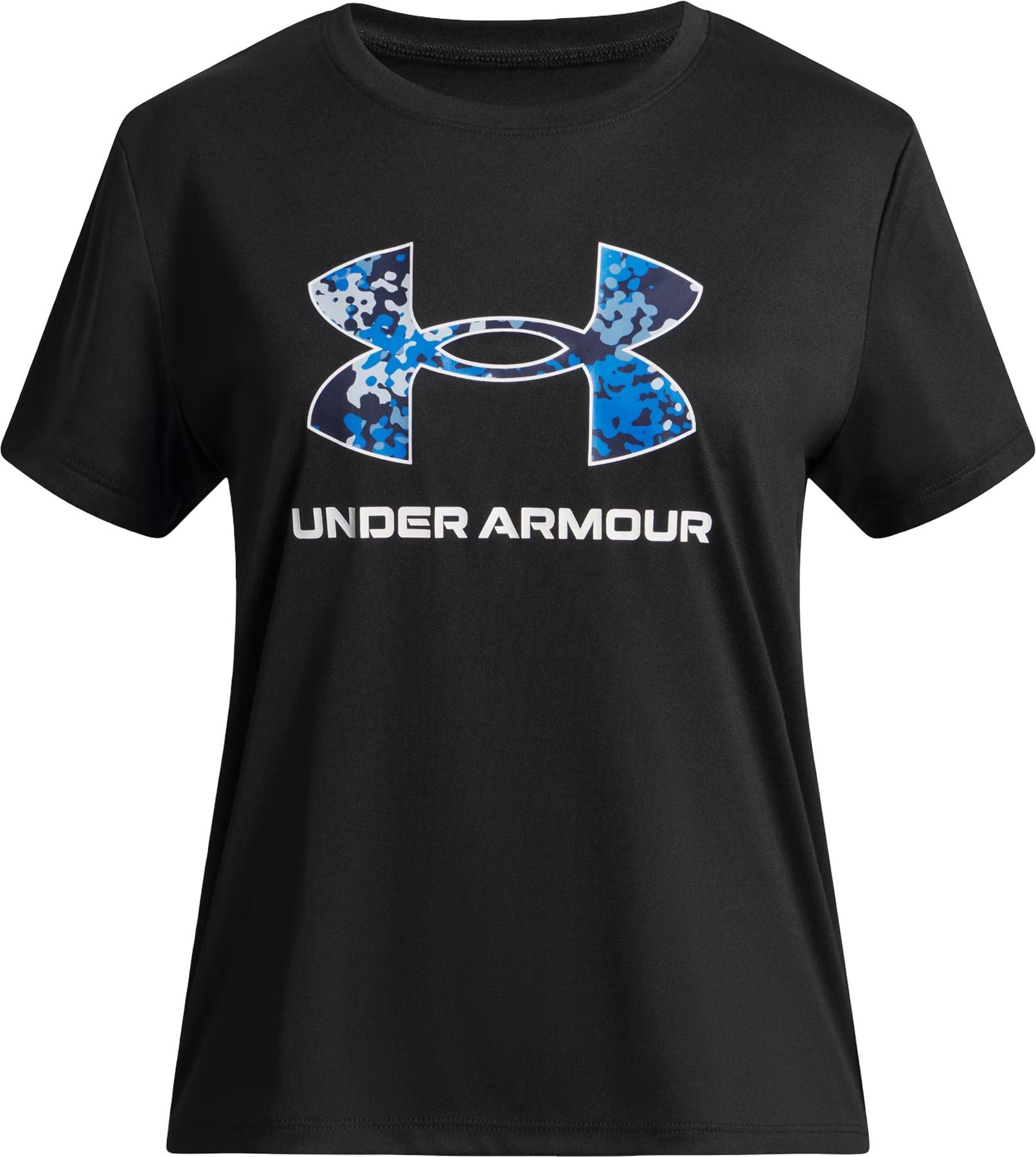 Product image for UA Tech Print Fill Short Sleeve T-Shirt - Girls