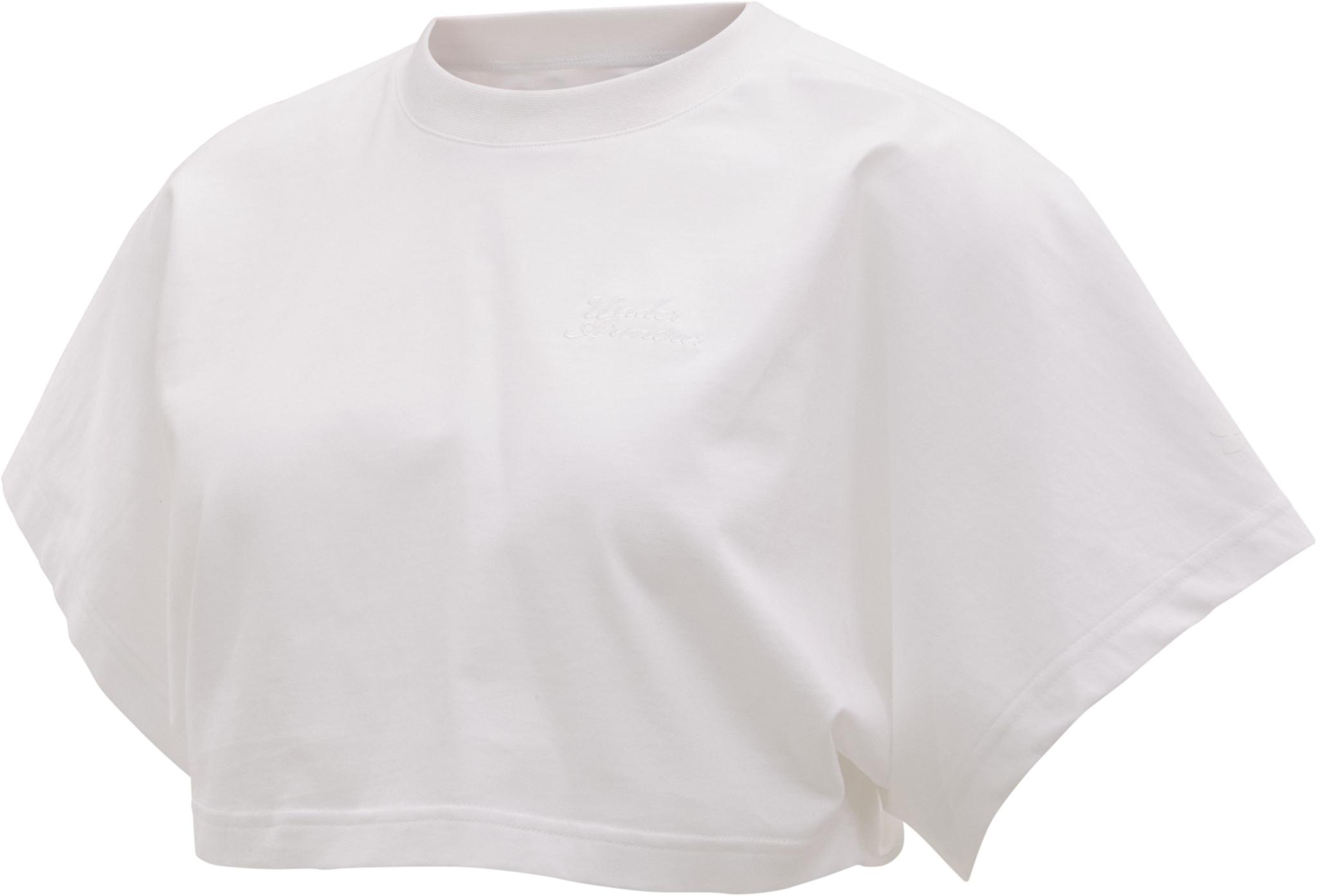 Product gallery image number 3 for product T-shirt à manches courtes UA Cropped Script - Femme