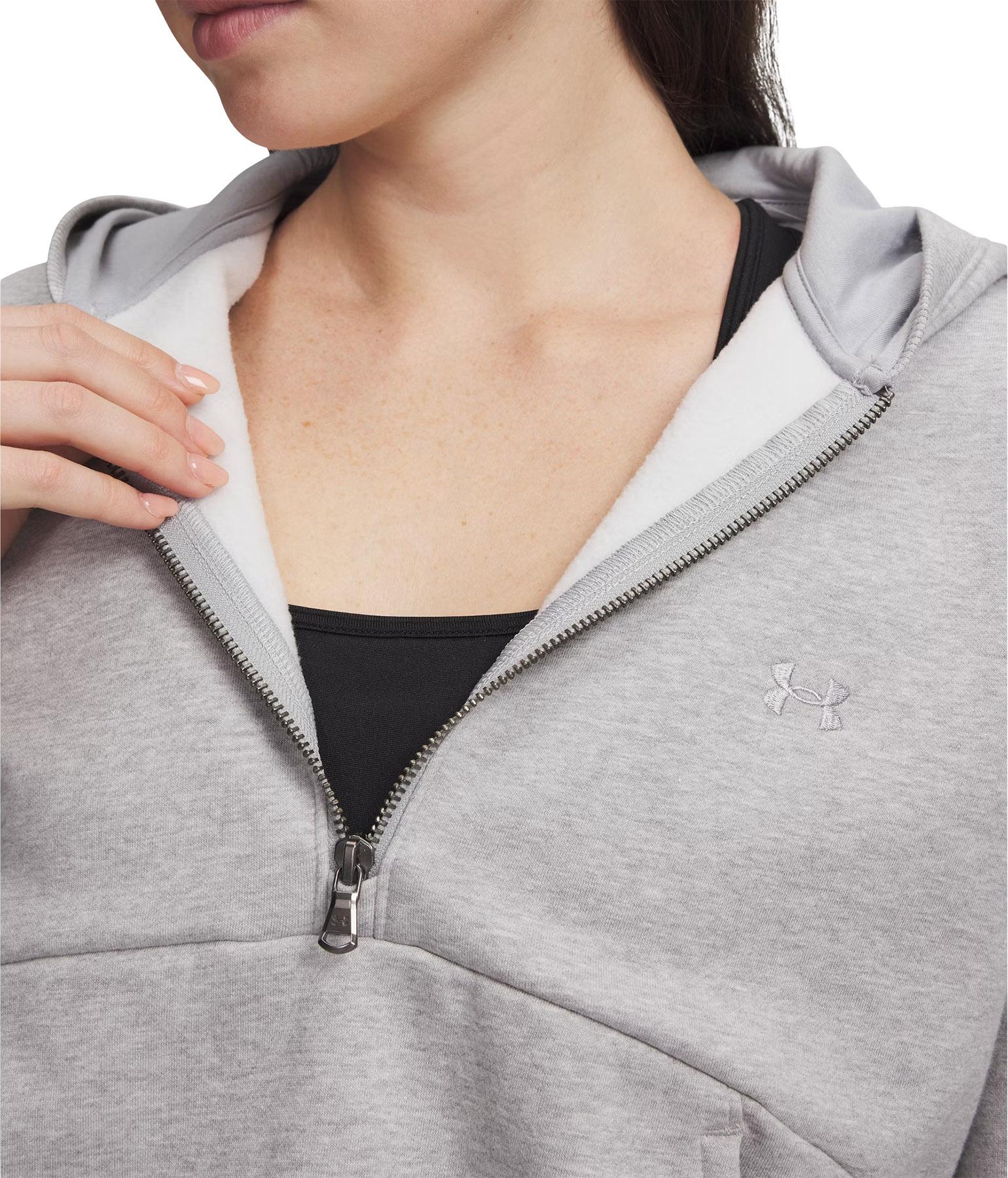 Product gallery image number 3 for product UA Icon Fleece ½ Zip Hoodie - Women's