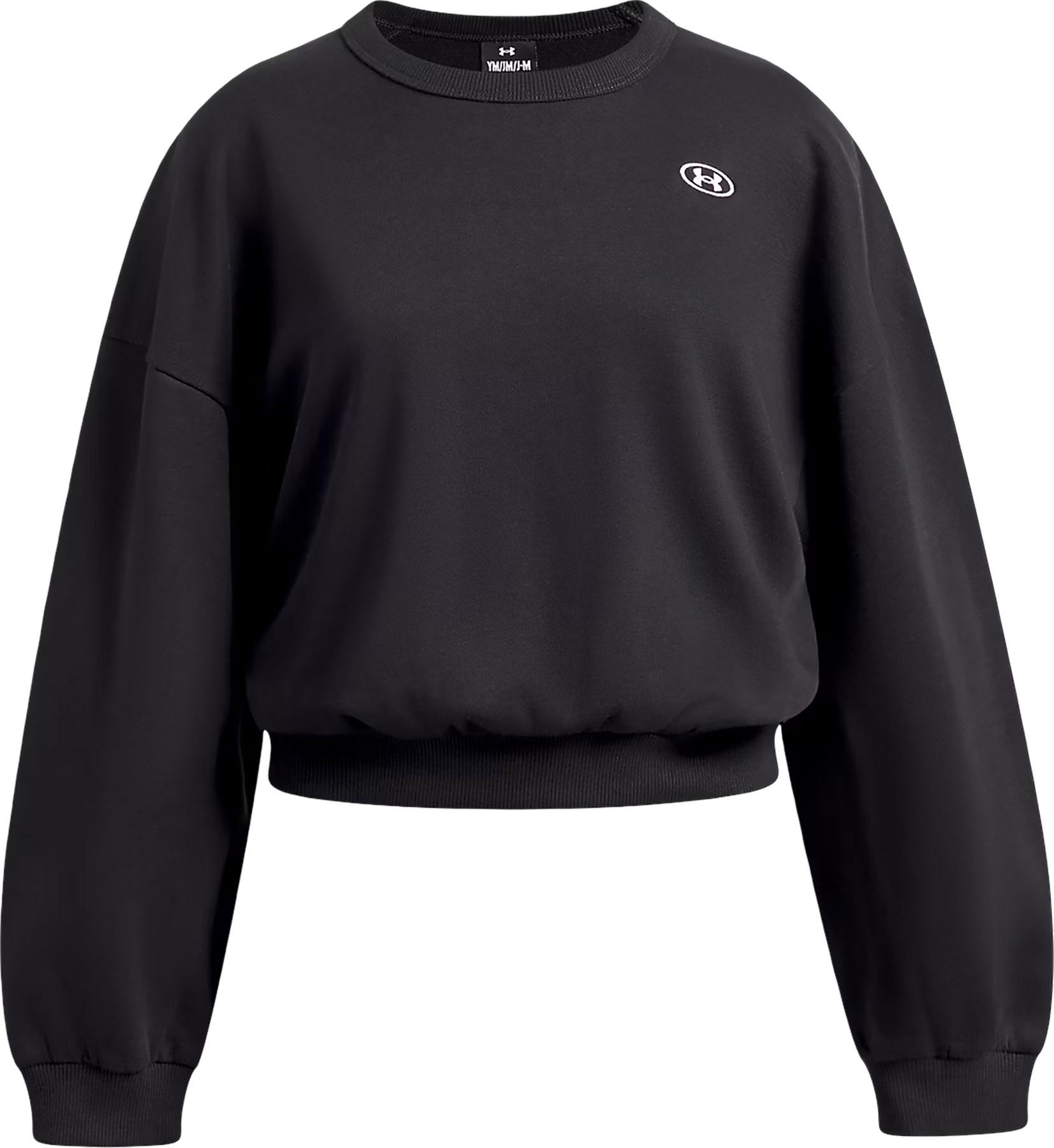 Image de produit pour Chandail en molleton à col rond surdimensionné UA Rival - Fille