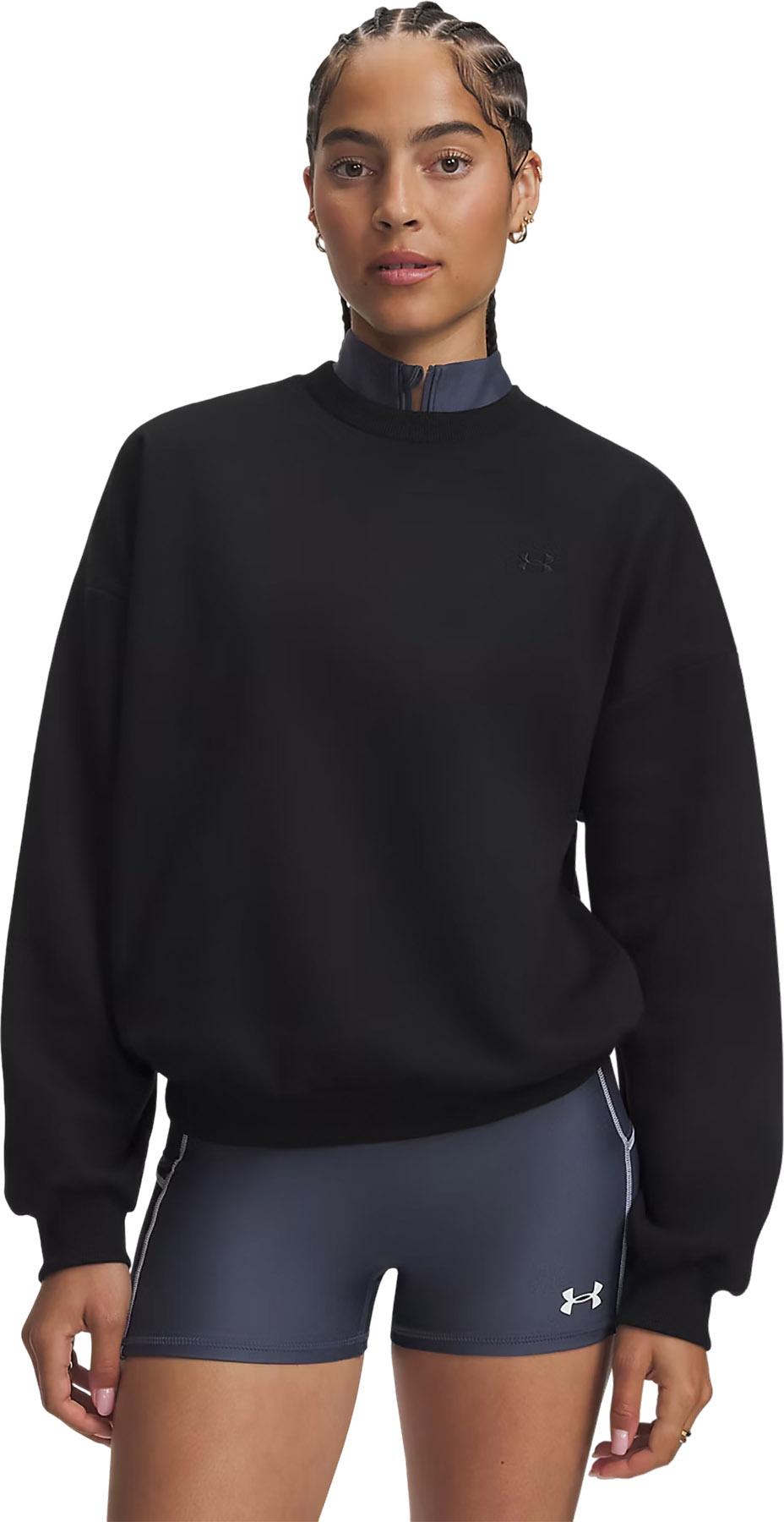 Image de produit pour Chandail en molleton à col rond UA Icon - Femme