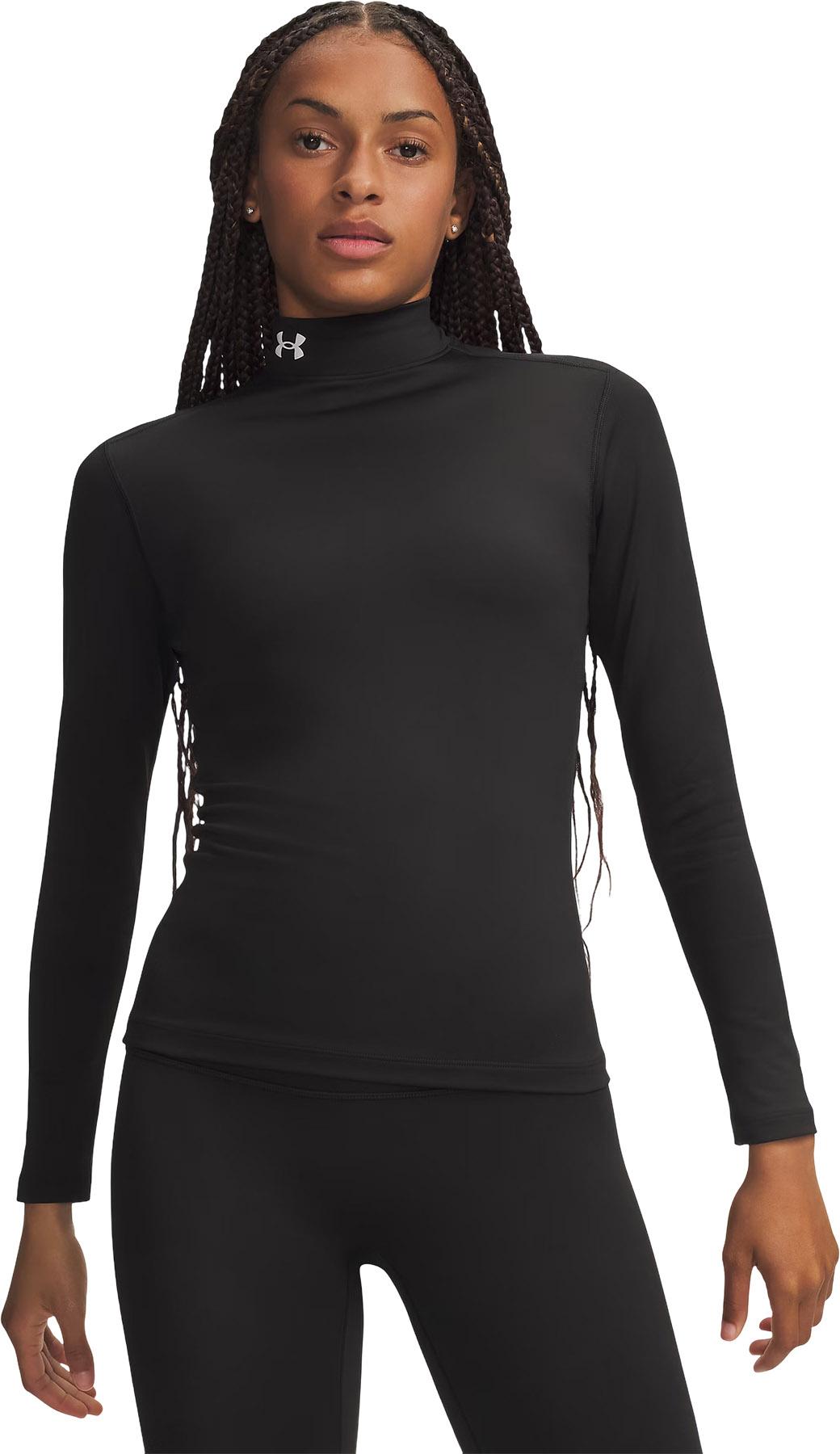 Product image for ColdGear Mock Neck Long Sleeve Base Layer Top - Women's