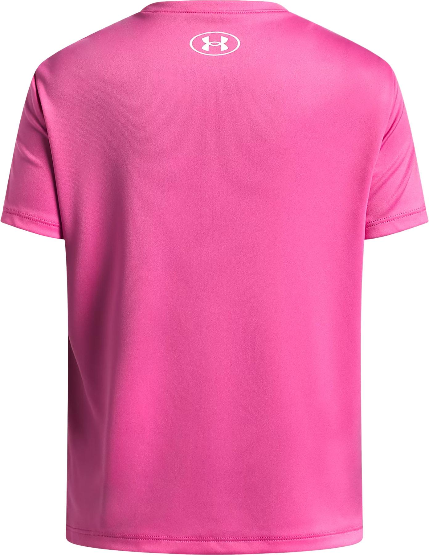 Product gallery image number 2 for product UA Tech Big Logo Shimmer Short Sleeve Graphic T-Shirt - Girls