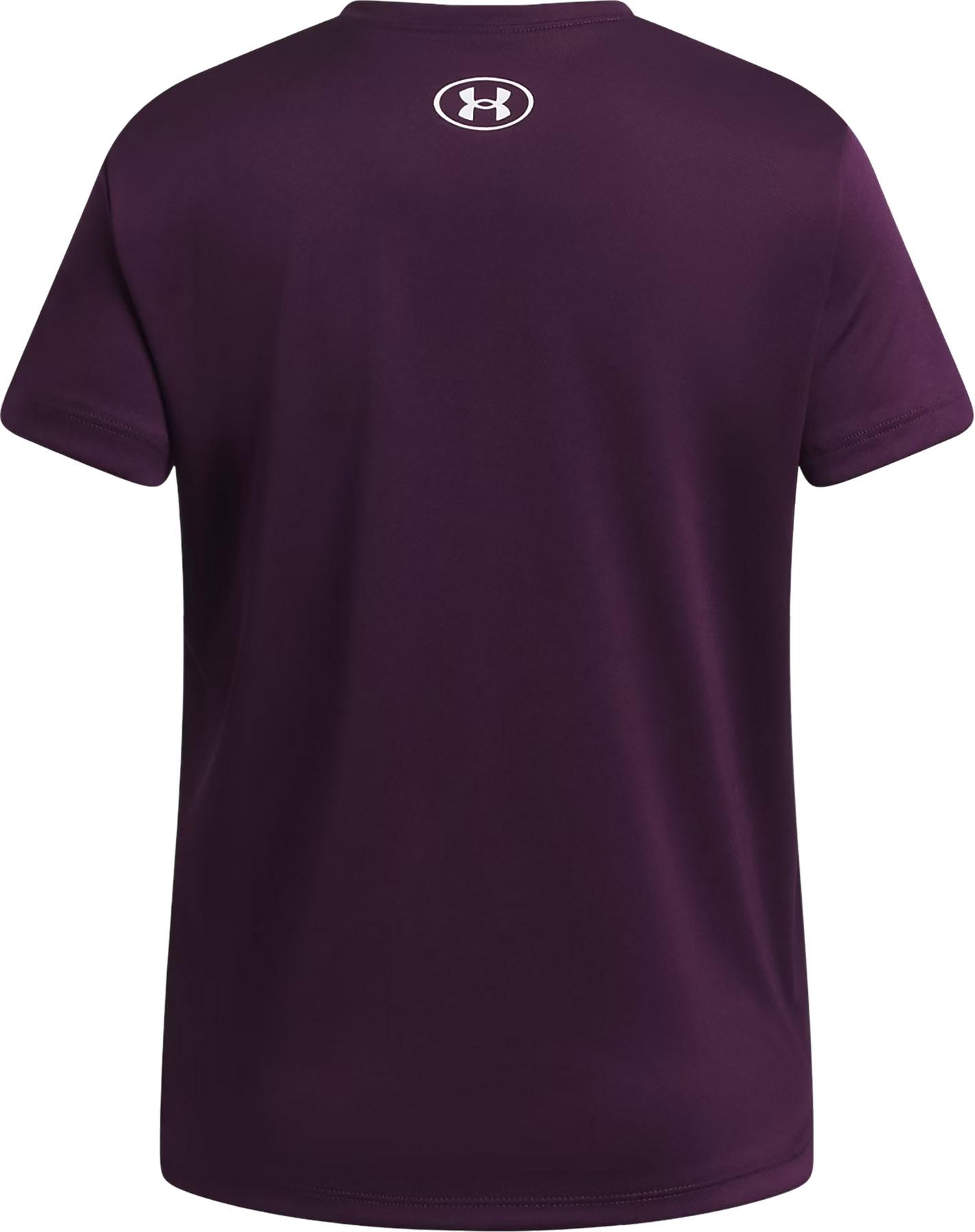 Product gallery image number 2 for product UA Tech Big Logo Shimmer Short Sleeve Graphic T-Shirt - Girls