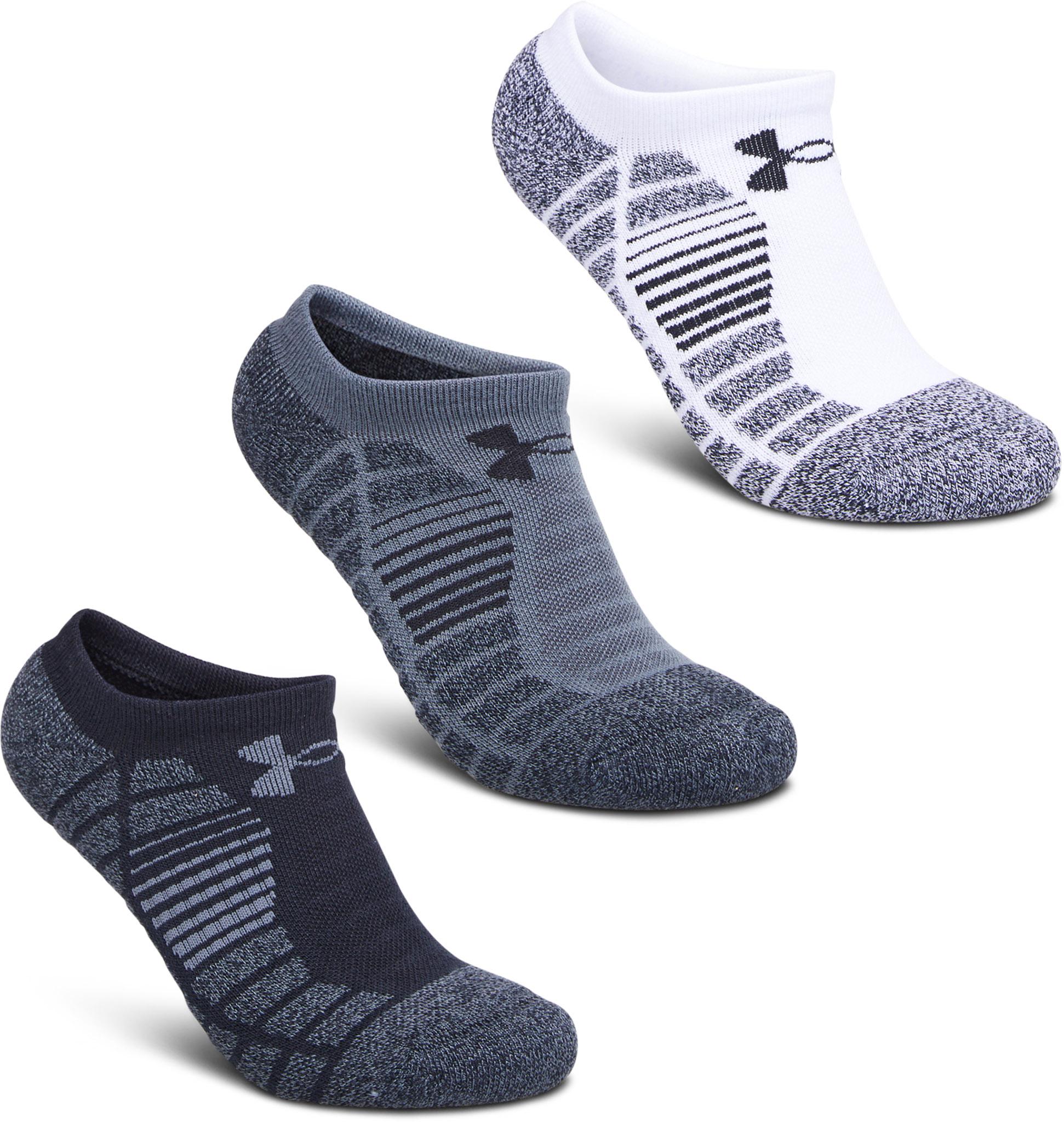 Product gallery image number 1 for product Elevated Performance No Show Socks 3 Pack - Unisex