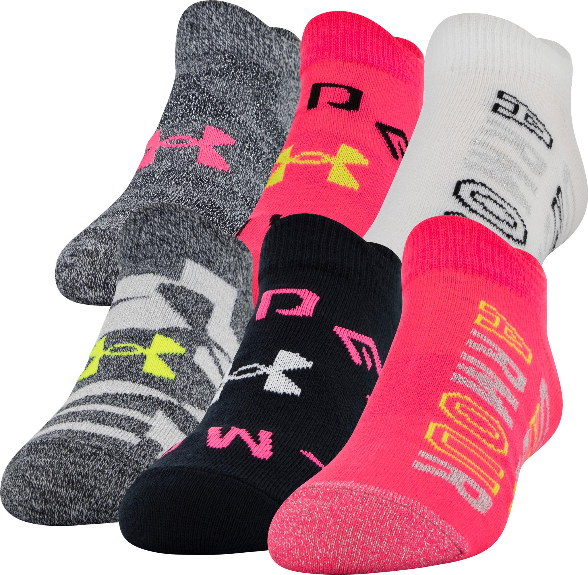 Numéro de l'image de la galerie de produits 1 pour le produit Chaussettes UA Essentials No Show - Pqt de 6 - Fille