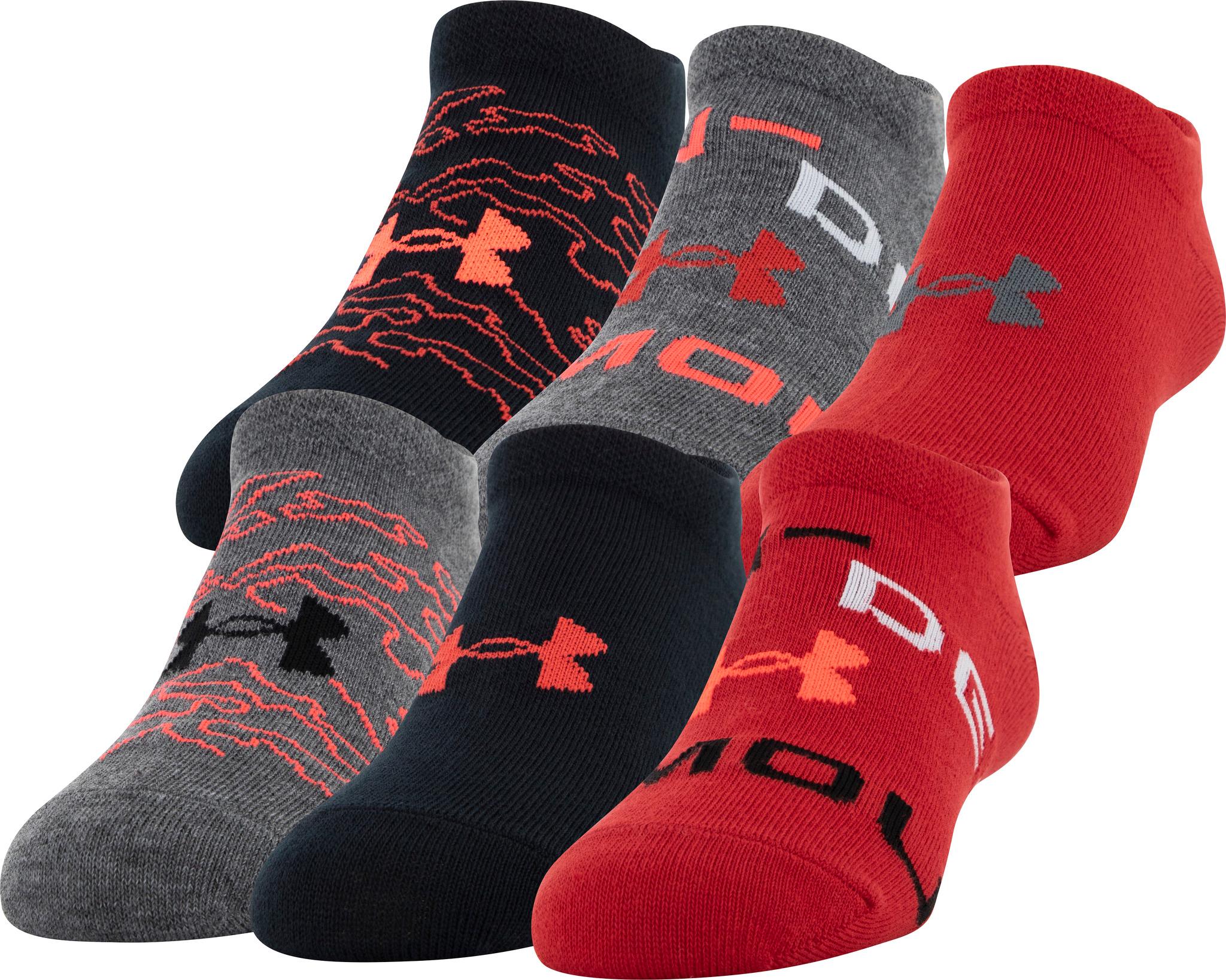 Product gallery image number 1 for product UA Essential Lite No Show Socks - 6 Pack - Boys