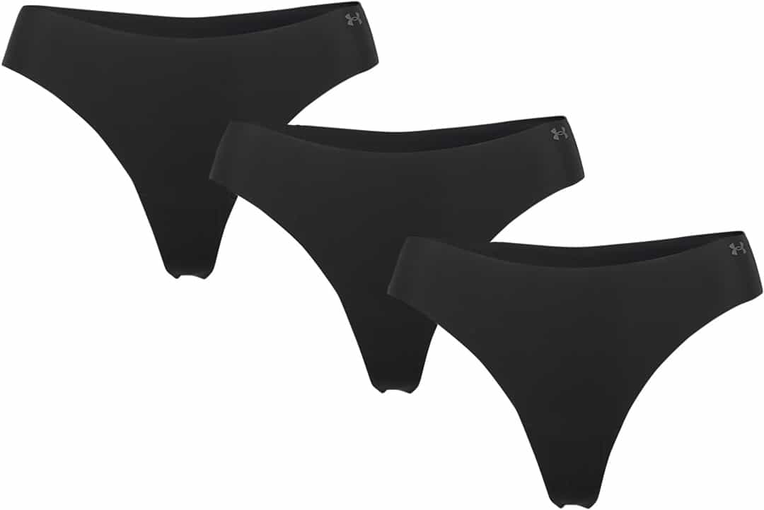 Product image for UA Pure Stretch No-Show Thong 3-Pack - Women's