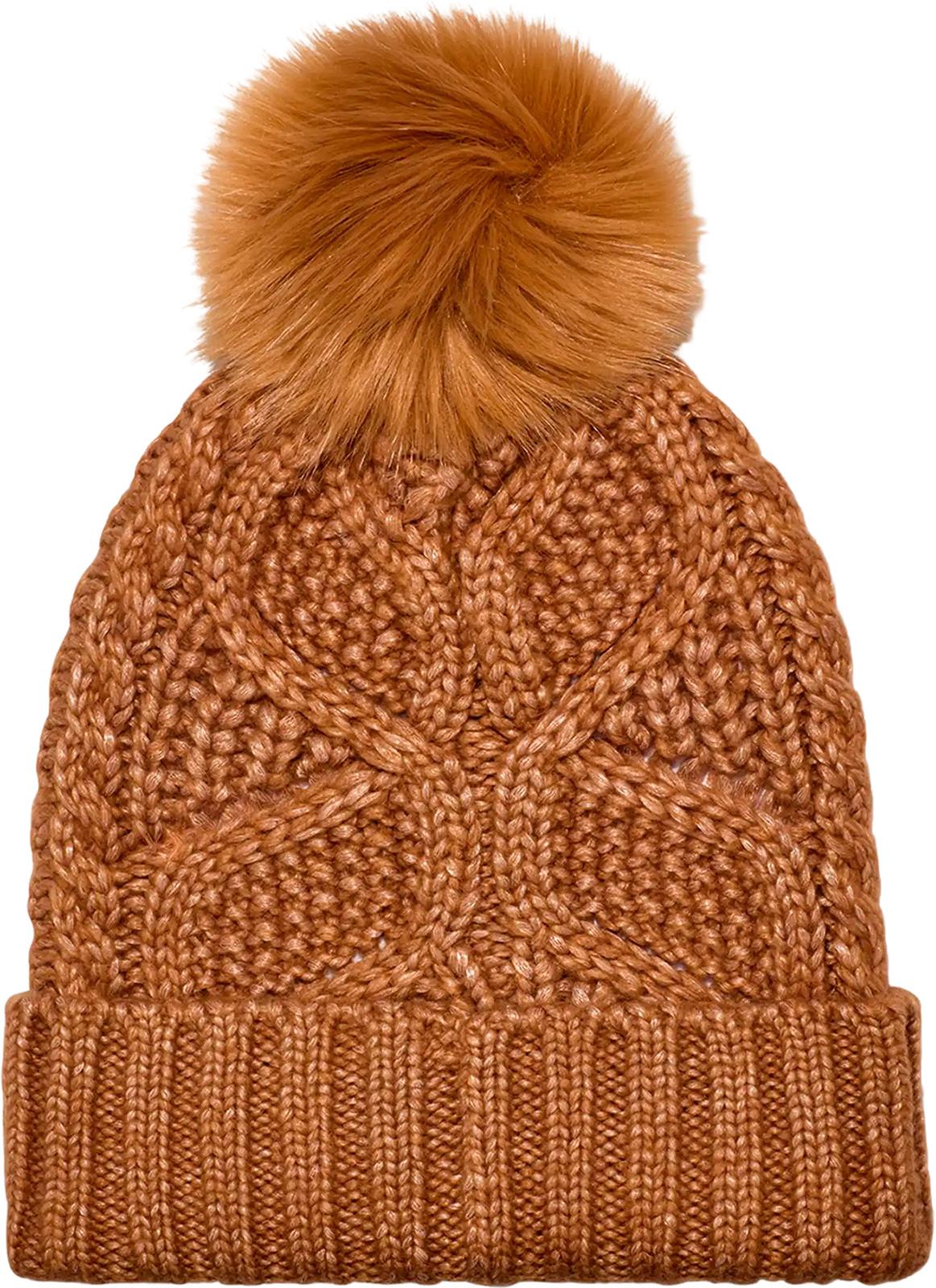 Product gallery image number 2 for product Cable Knit Beanie with Pom - Women's