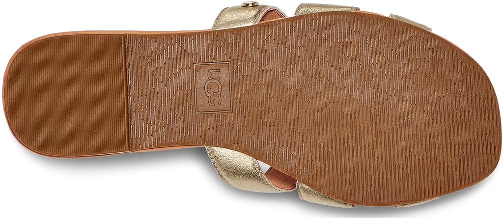 Product gallery image number 3 for product Teague Metallic Leather Sandal - Women's