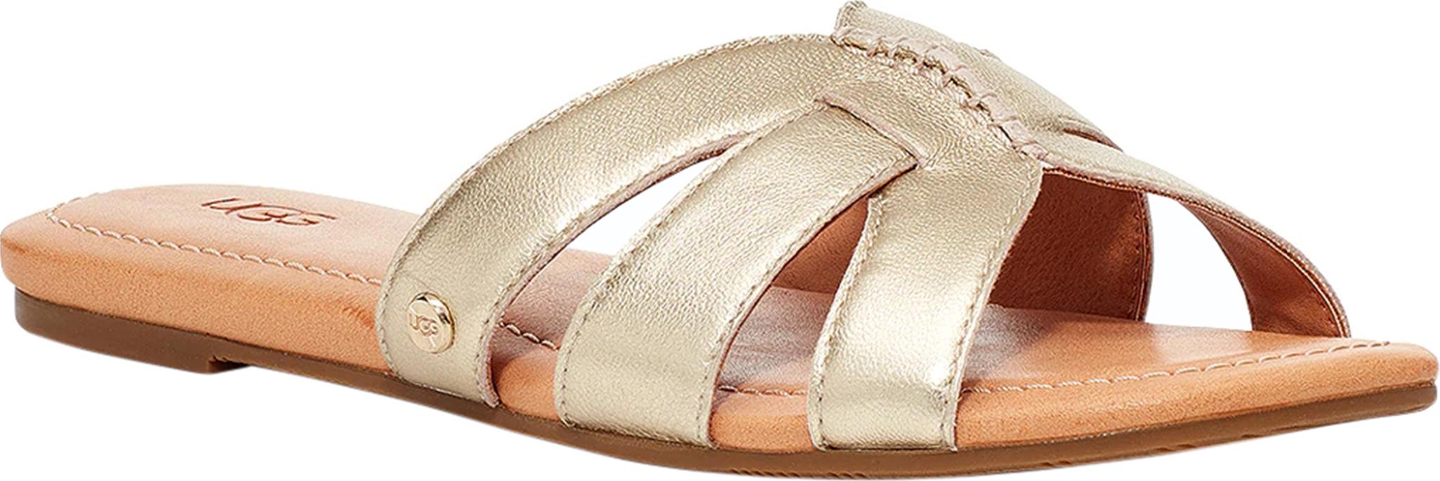 Product gallery image number 7 for product Teague Metallic Leather Sandal - Women's