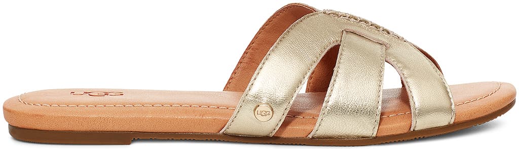 Product gallery image number 5 for product Teague Metallic Leather Sandal - Women's