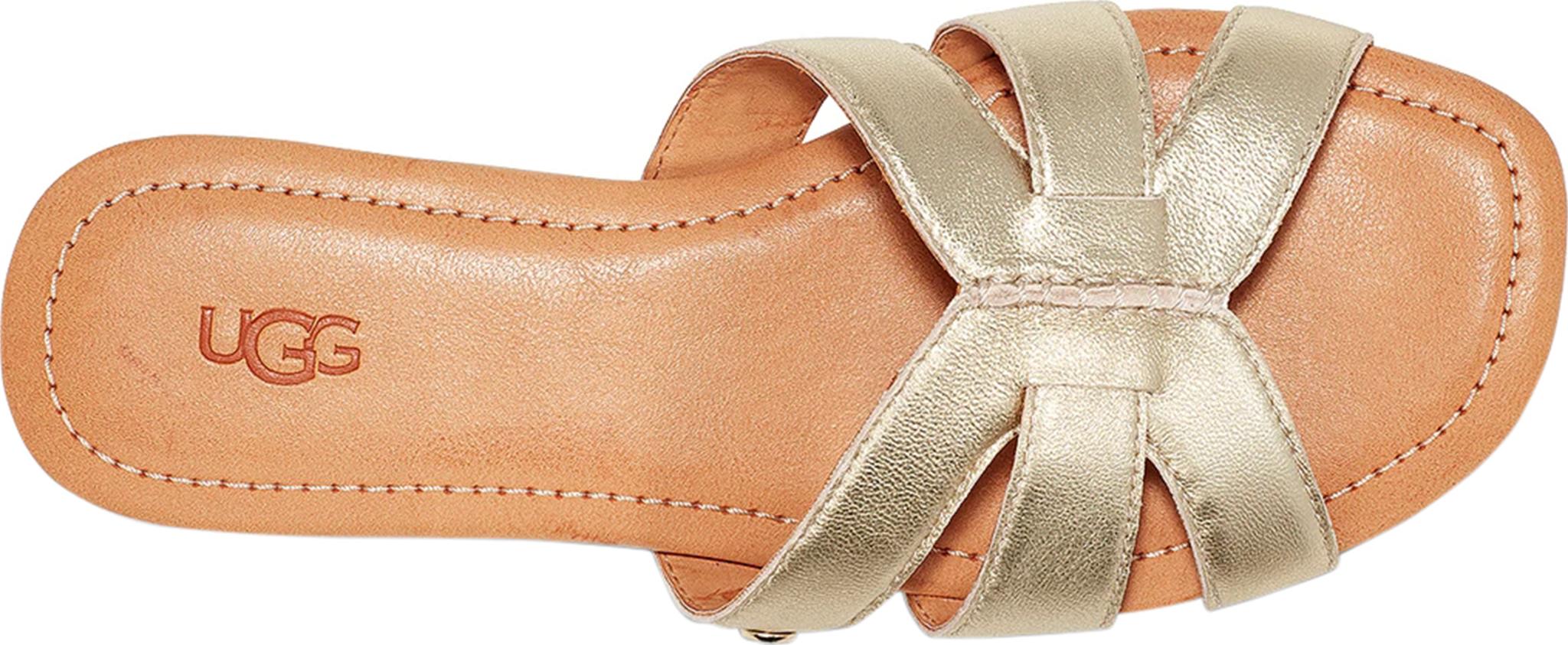 Product gallery image number 6 for product Teague Metallic Leather Sandal - Women's