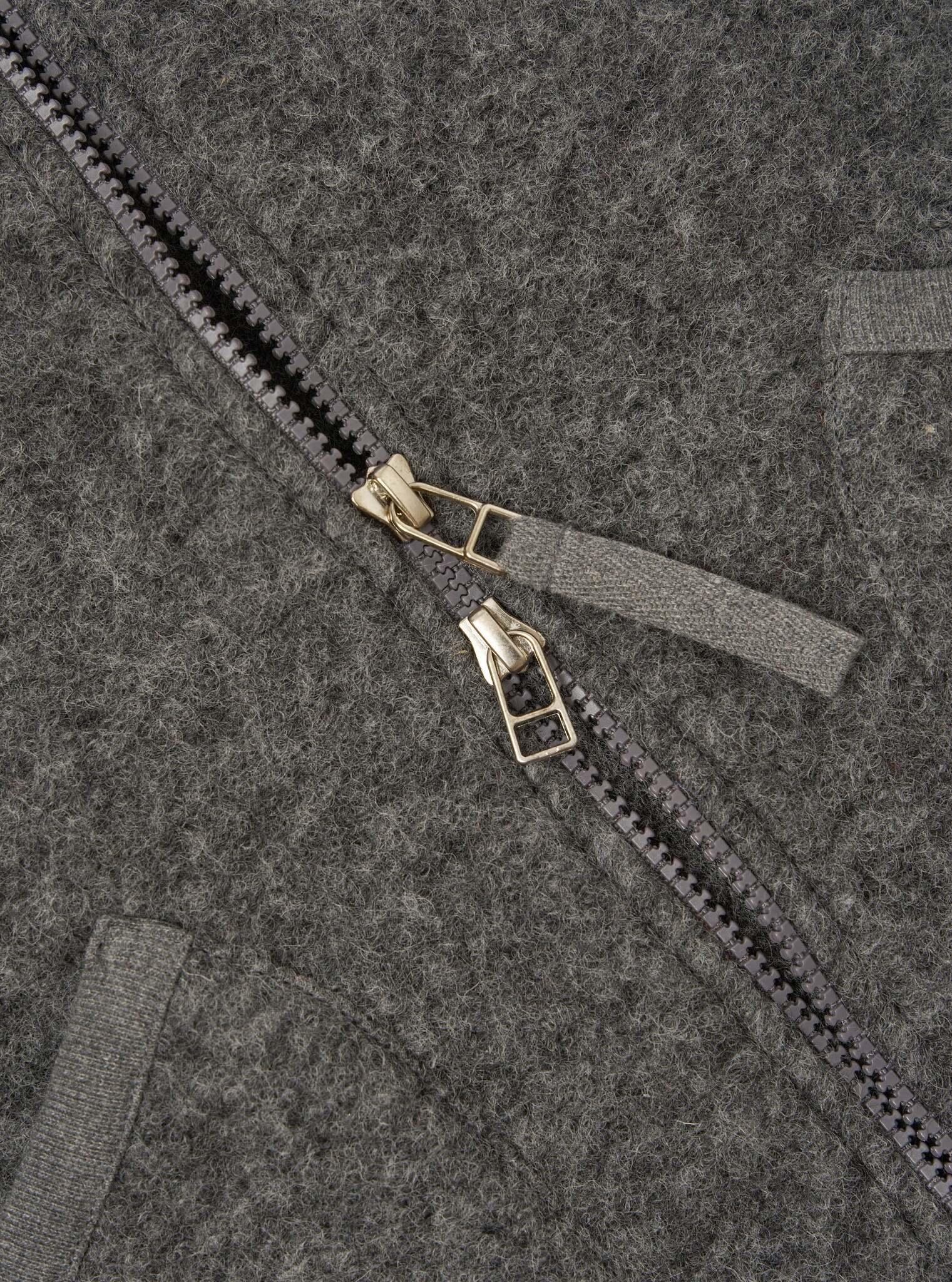 Numéro de l'image de la galerie de produits 2 pour le produit Veste à glissière en laine molletonnée - Homme