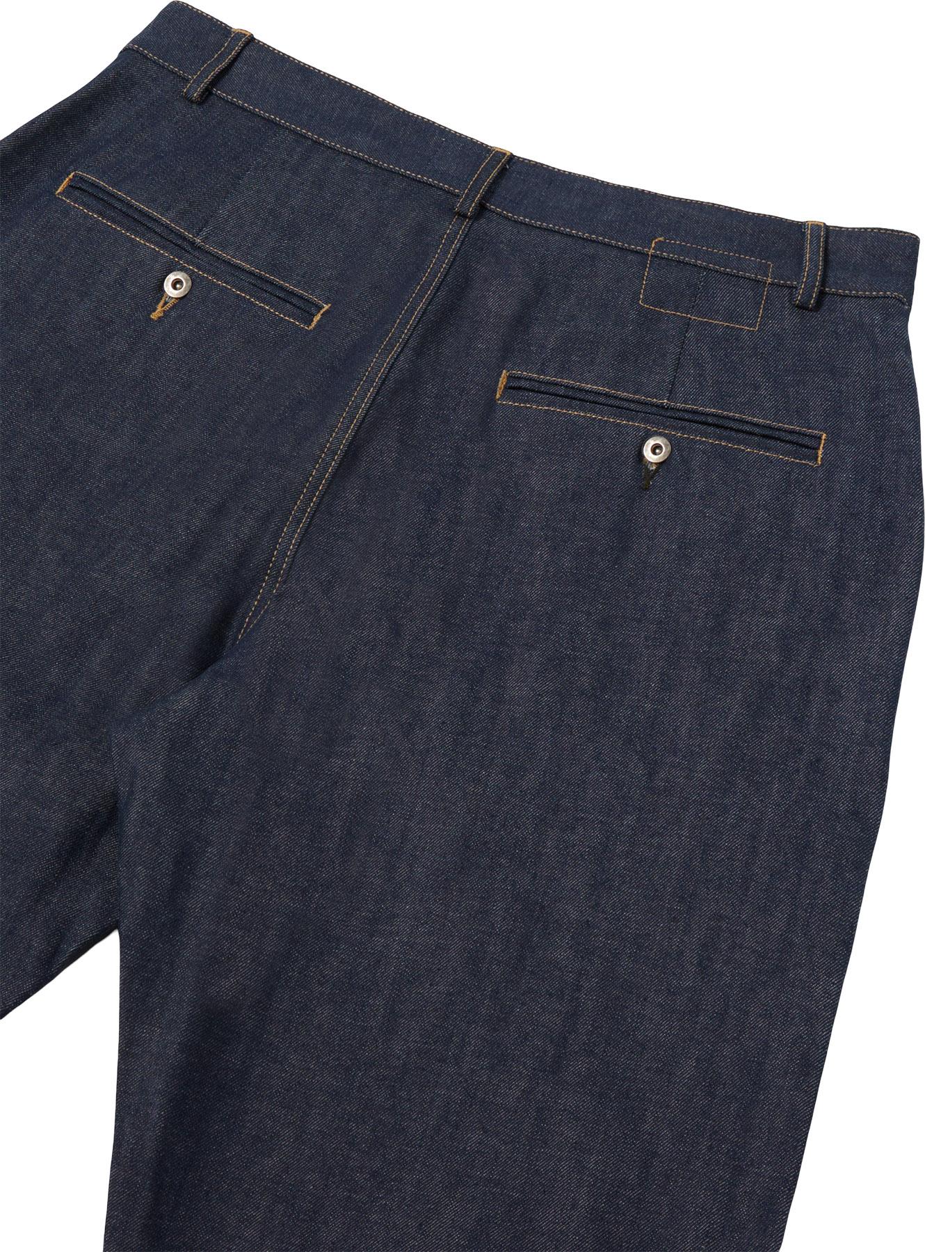Product gallery image number 5 for product Selvedge Denim Military Chino Trousers - Men's