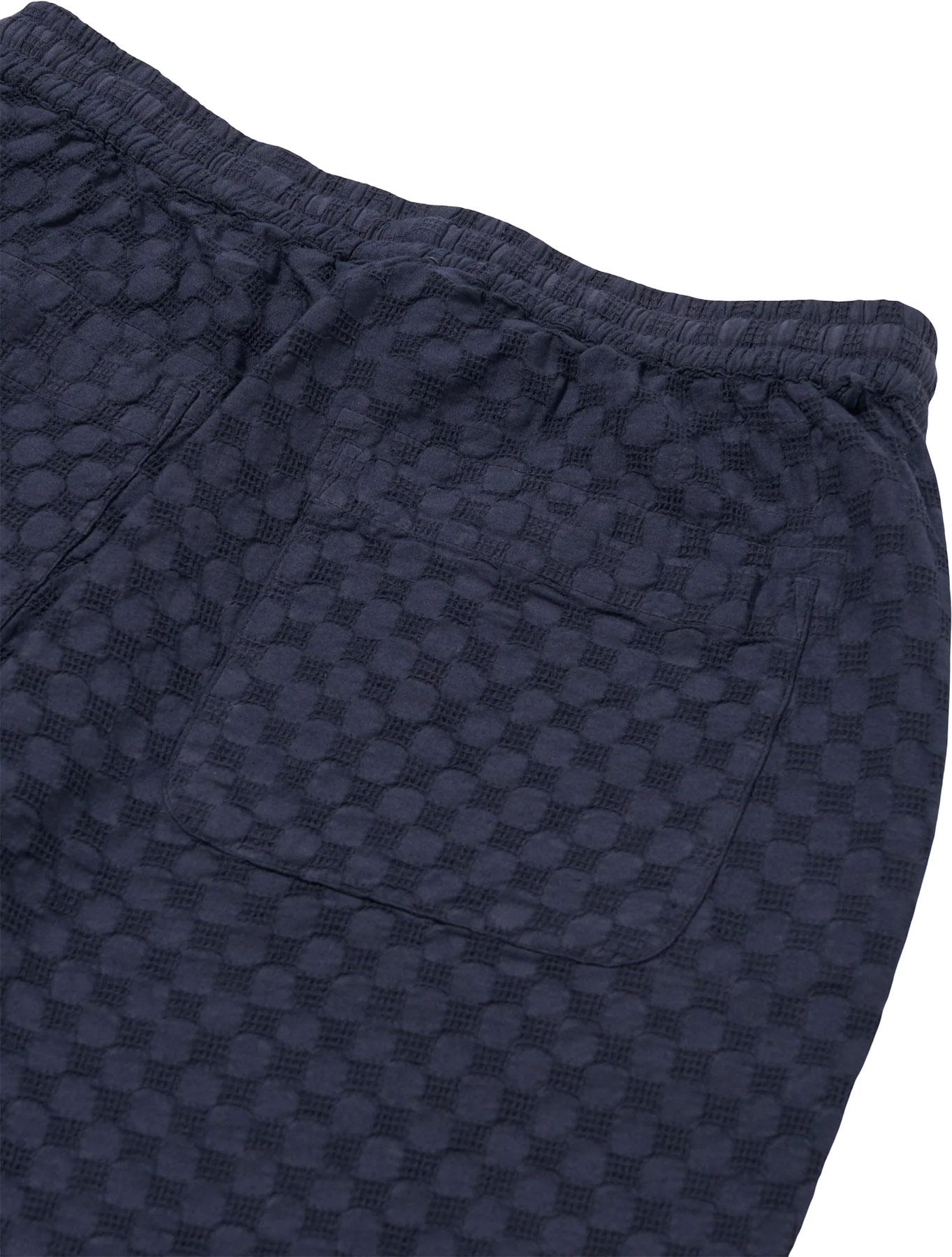 Product gallery image number 3 for product Short en tissu gaufré à pois Simple - Homme