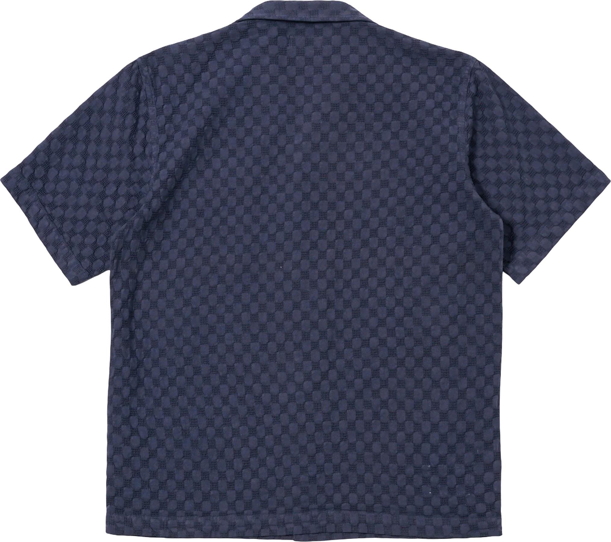 Product gallery image number 2 for product Chemise en tissu gaufré à pois Road - Homme