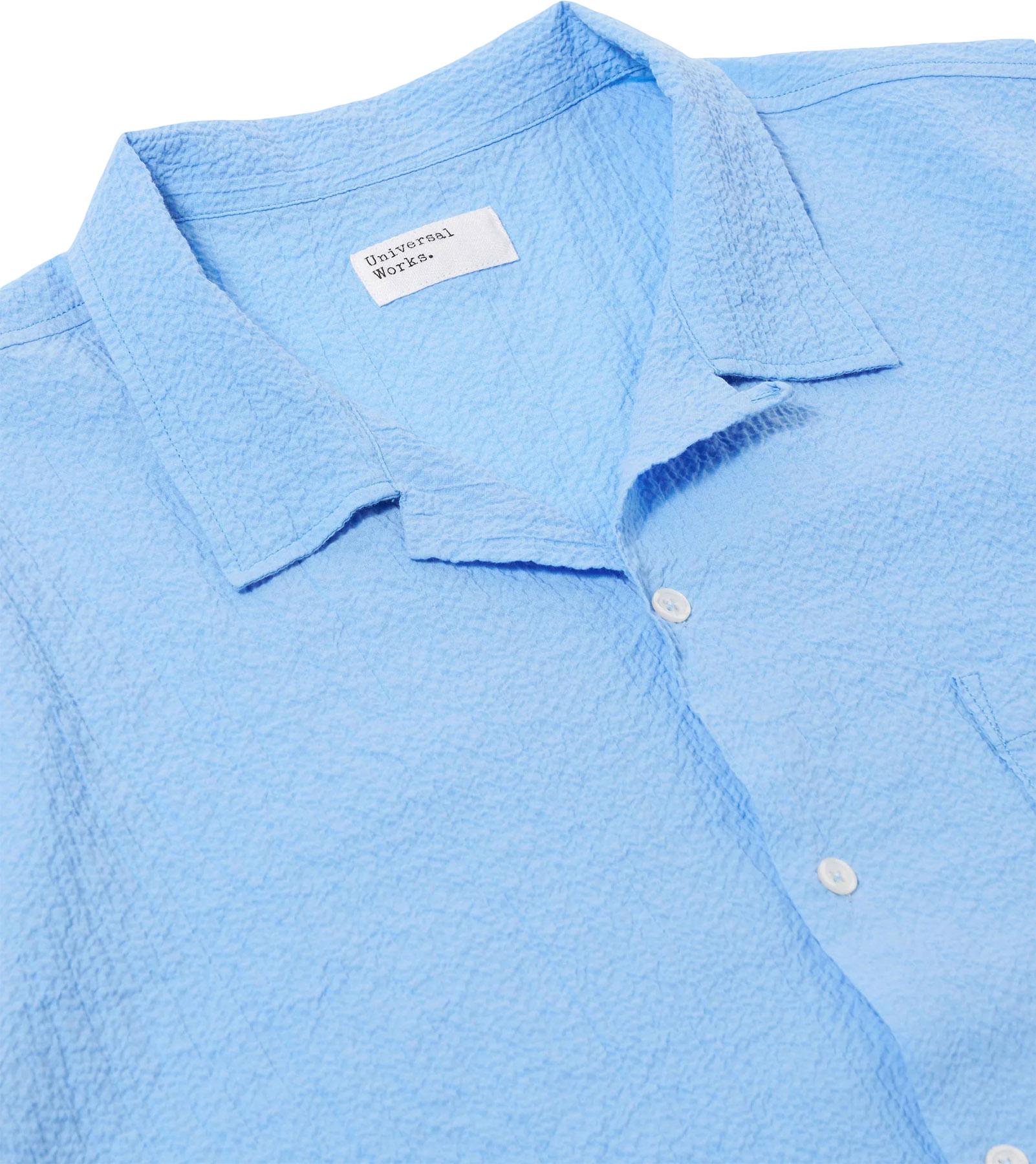 Product gallery image number 4 for product Chemise en tissu gaufré Road - Homme