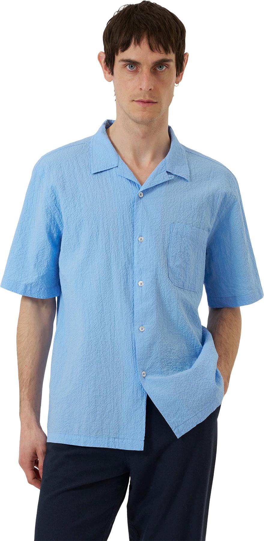 Product gallery image number 6 for product Chemise en tissu gaufré Road - Homme