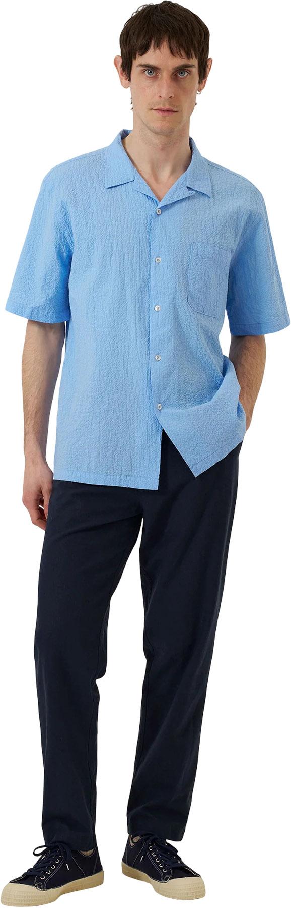 Product gallery image number 5 for product Chemise en tissu gaufré Road - Homme