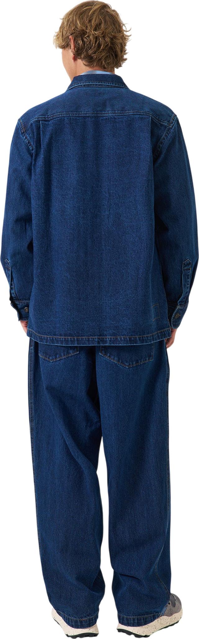 Product gallery image number 6 for product Fatigue Contrast Stitch Work Denim Shirt - Men's