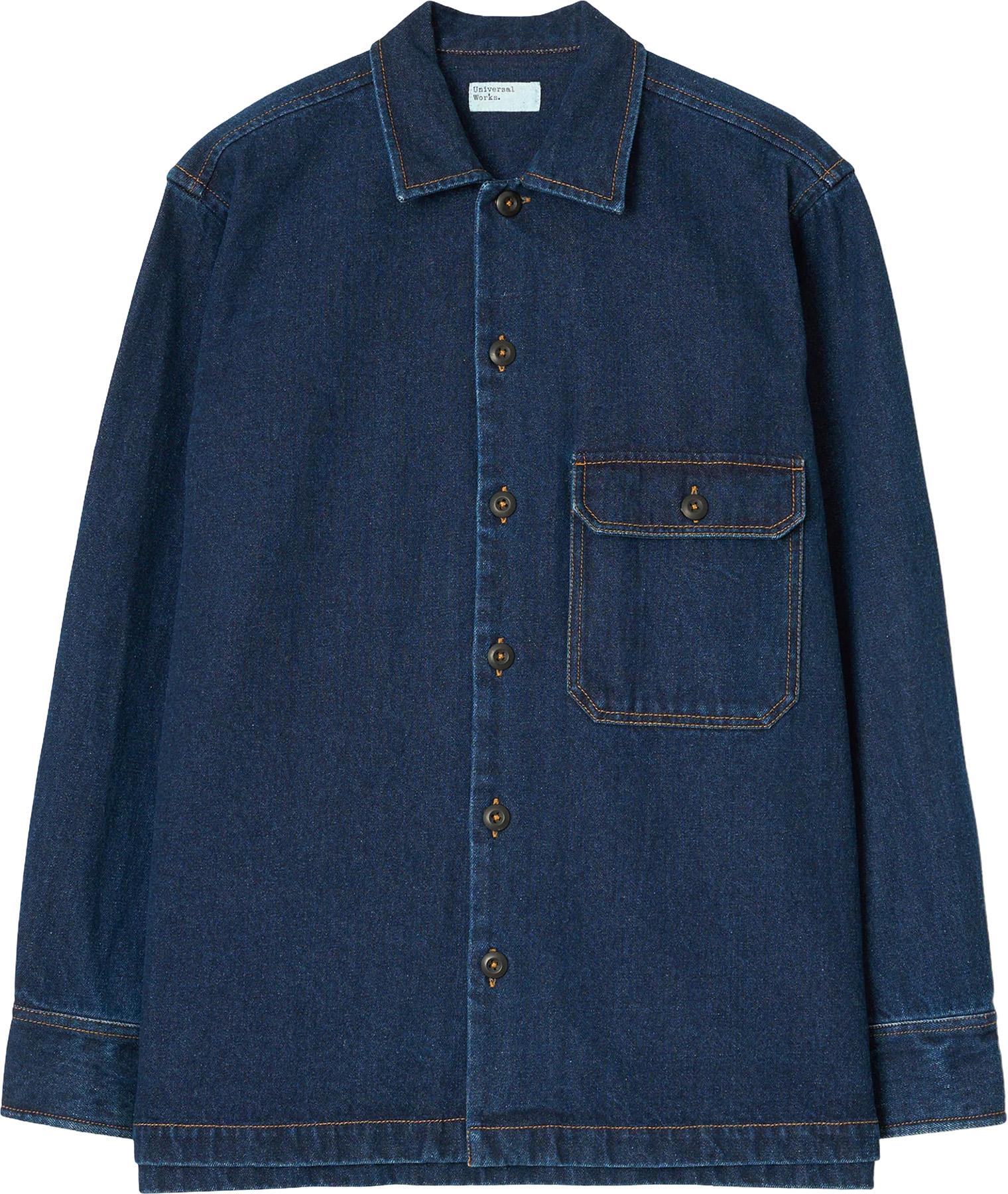 Image de produit pour Chemise de travail en denim à coutures contrastantes Fatigue - Homme
