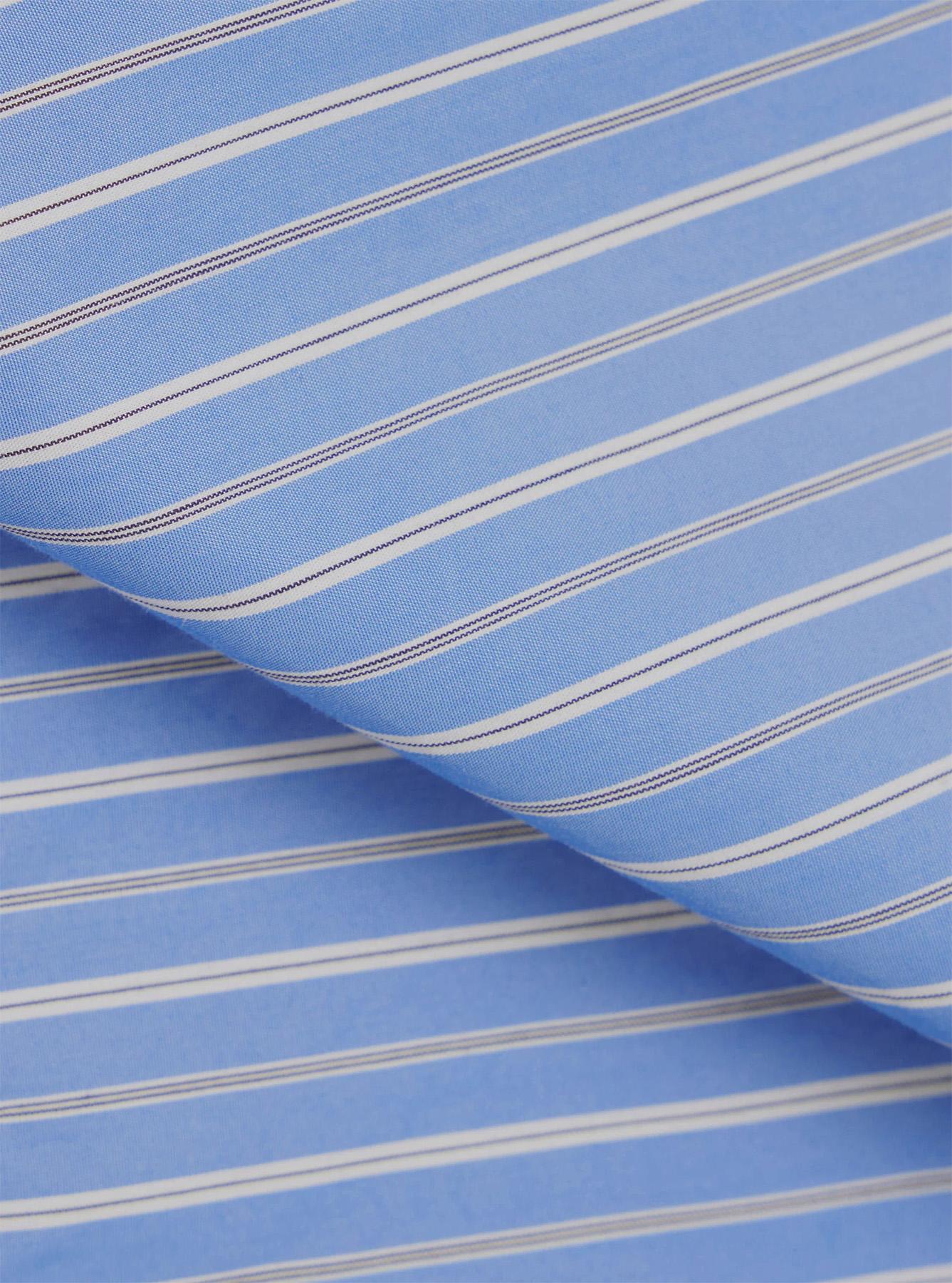 Numéro de l'image de la galerie de produits 2 pour le produit Chemise en coton compact recyclé à rayures Lucky - Homme