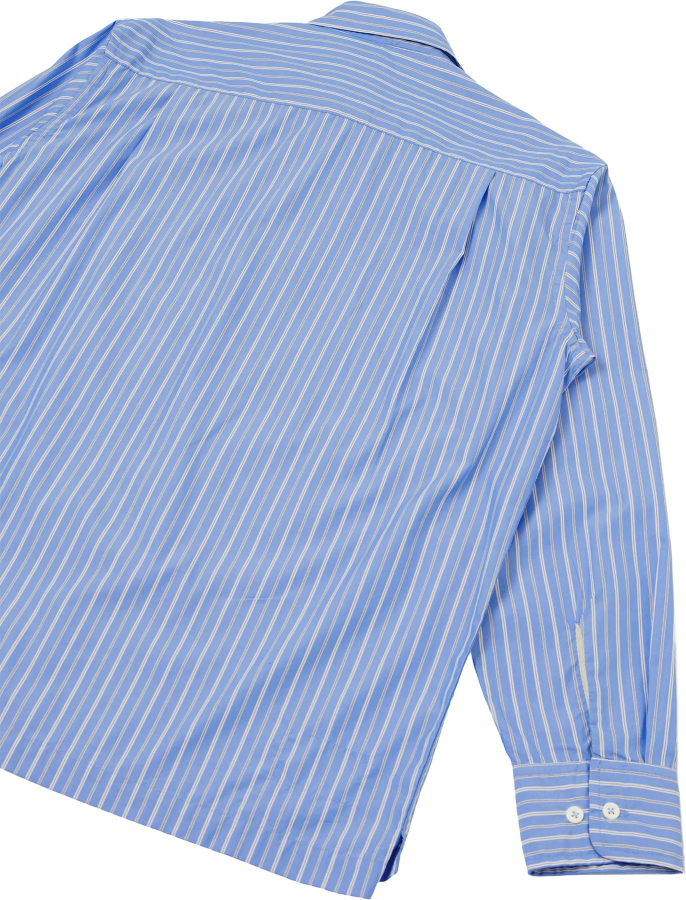 Numéro de l'image de la galerie de produits 3 pour le produit Chemise en coton compact recyclé à rayures Lucky - Homme