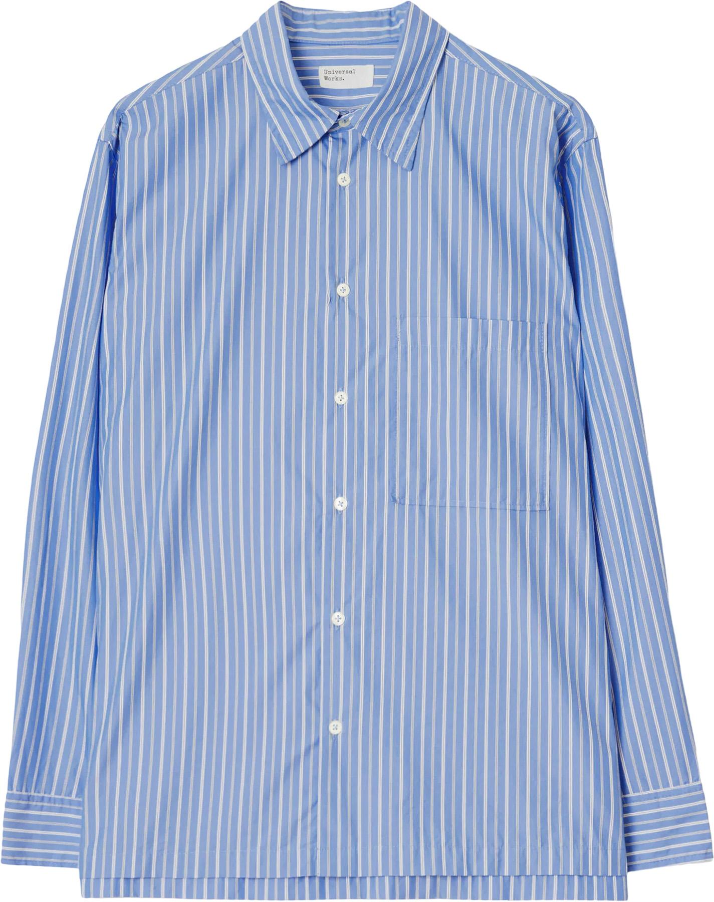 Image de produit pour Chemise en coton compact recyclé à rayures Lucky - Homme