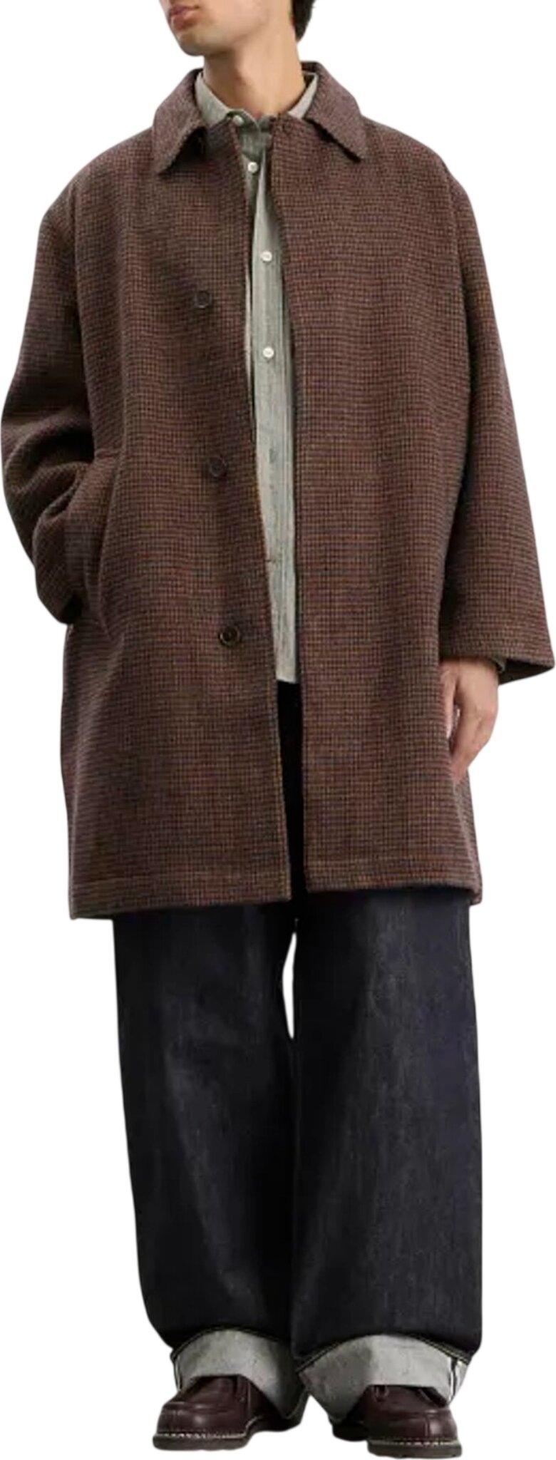 Product gallery image number 3 for product Stan Wool Tweed Mix Coat - Men's