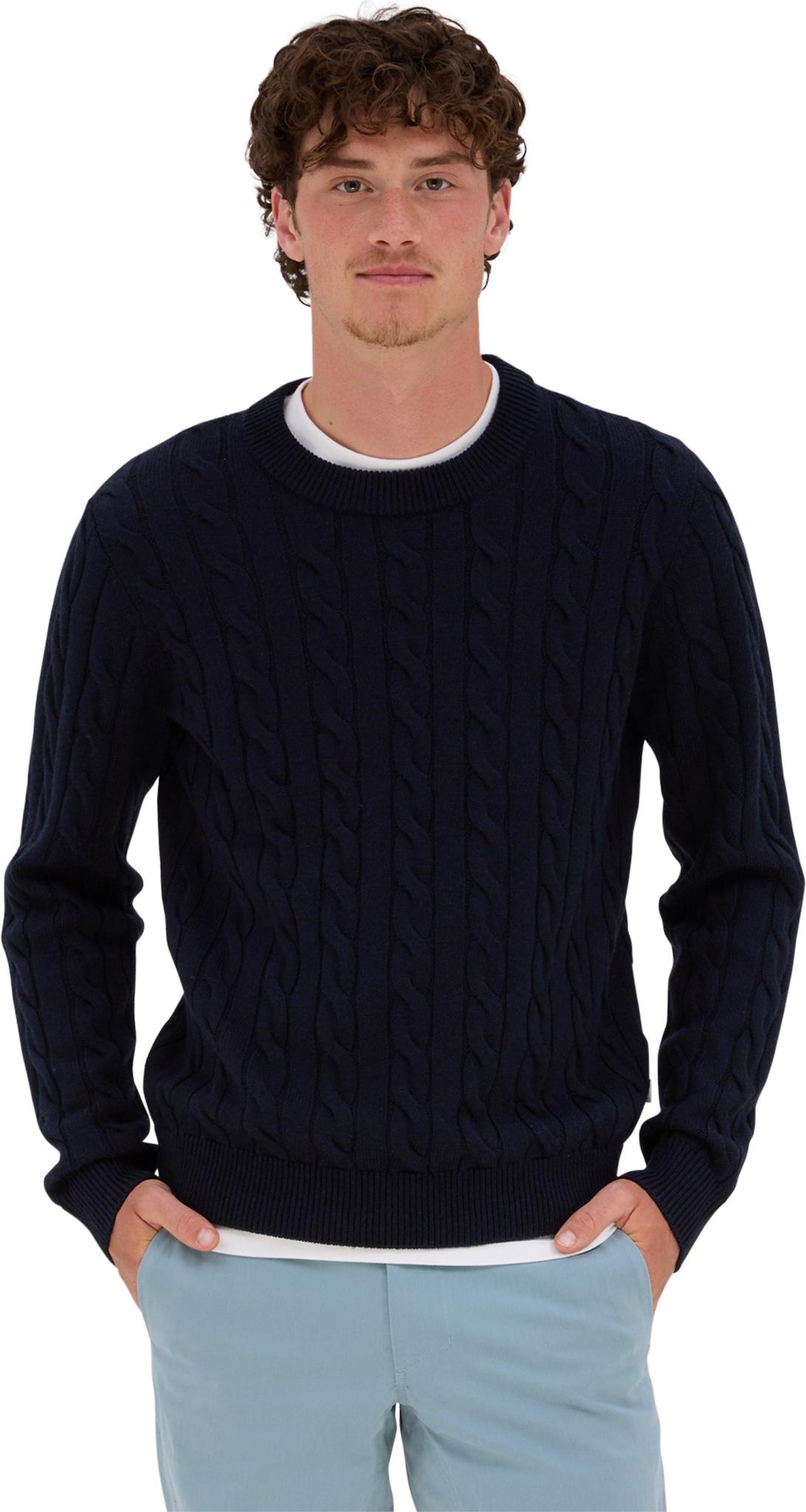Product gallery image number 4 for product Dalston Midweight Merino Cable Knit Sweater - Unisex