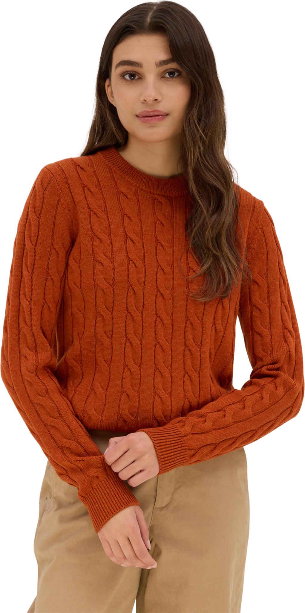 Product gallery image number 3 for product Chandail mi-épais torsadé en mérinos Dalston - Unisexe