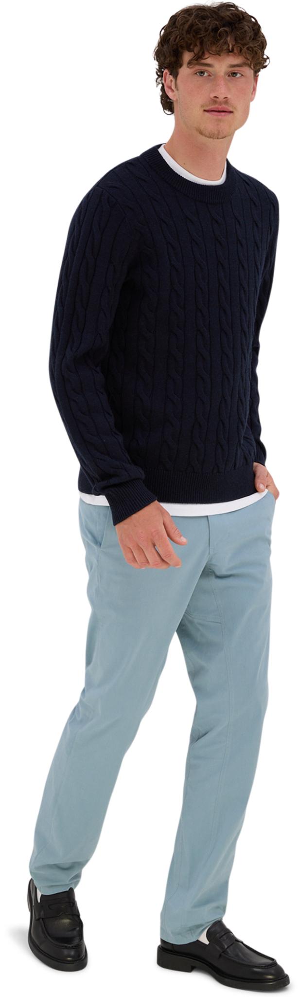 Product gallery image number 6 for product Dalston Midweight Merino Cable Knit Sweater - Unisex