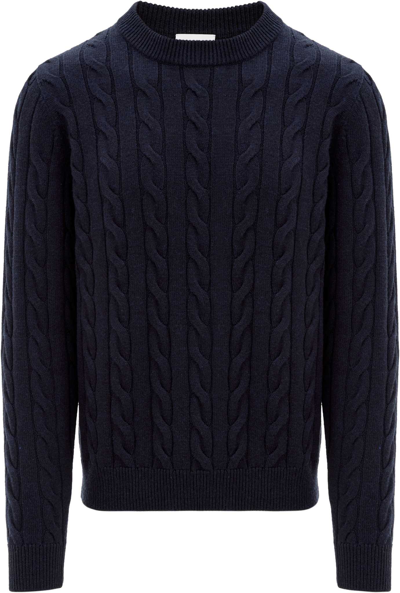 Product image for Dalston Midweight Merino Cable Knit Sweater - Unisex