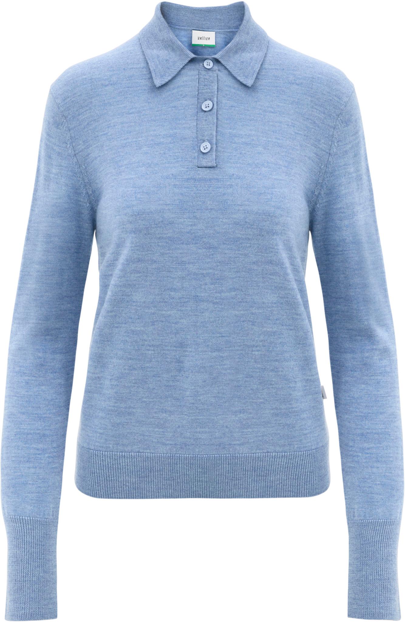 Image de produit pour Polo léger à manches longues en mérinos Alvalade - Femme
