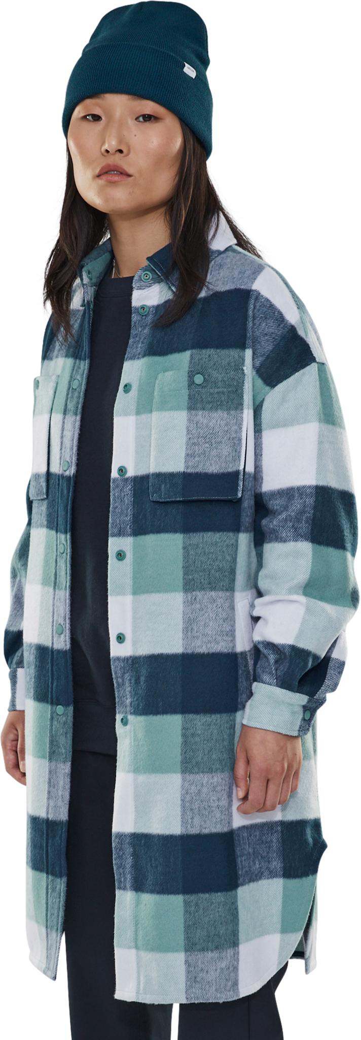 Product gallery image number 7 for product Bellingham Long Plaid Shirt Jacket - Women's