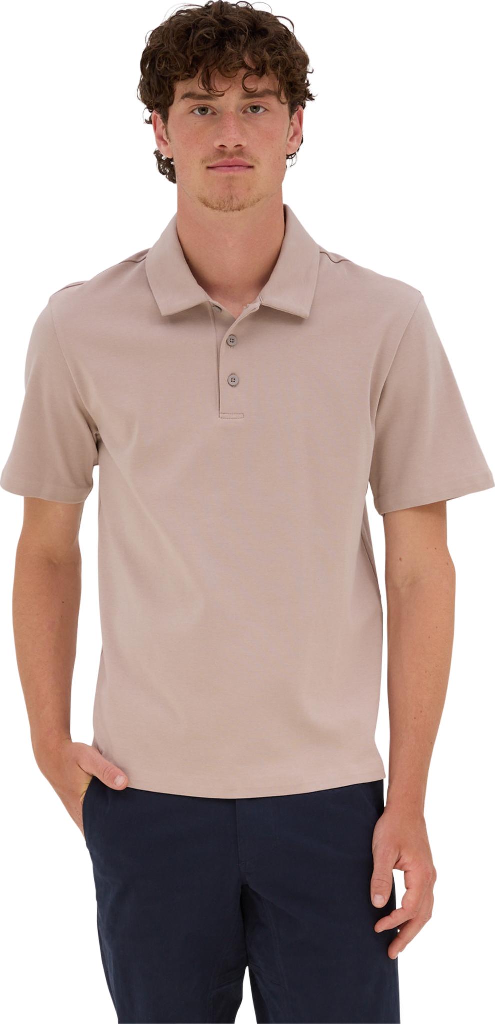 Product gallery image number 3 for product Polo à manches courtes en Supima® Baldwin - Homme