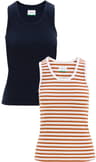 Couleur: Vibrant Rust - Dark Navy