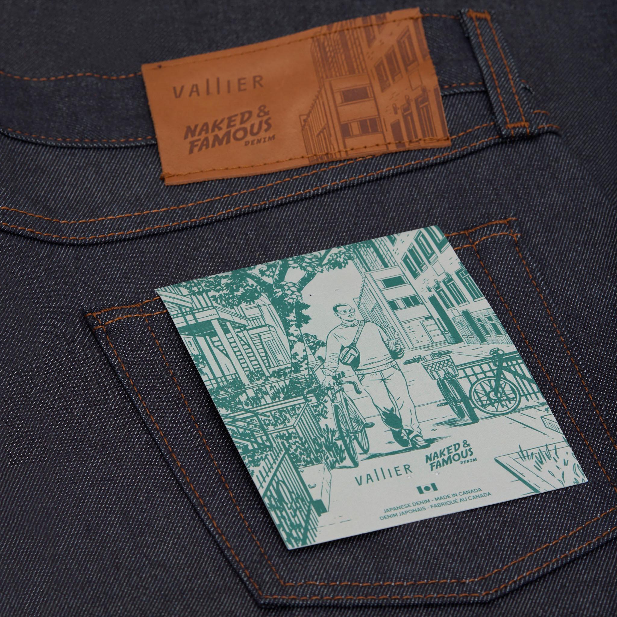 Product gallery image number 3 for product Vallier x Naked and Famous - Mile-Ex Guy Jeans - Stretch Denim 11oz. - Men's