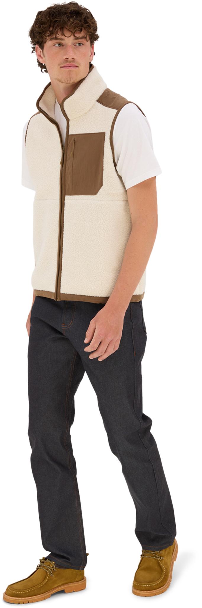 Product gallery image number 6 for product Lambeth Sherpa Sleeveless Vest - Unisex