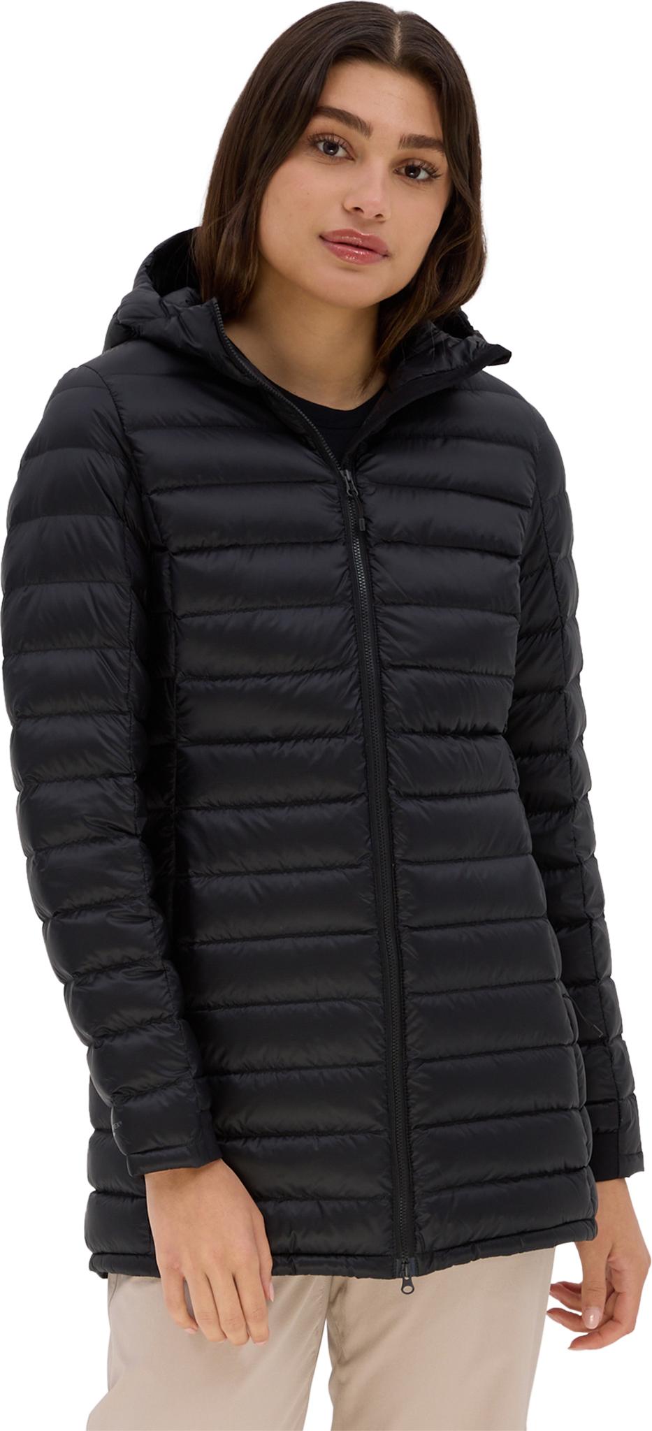 Product gallery image number 4 for product Manteau en duvet léger mi-long Vika - Femme