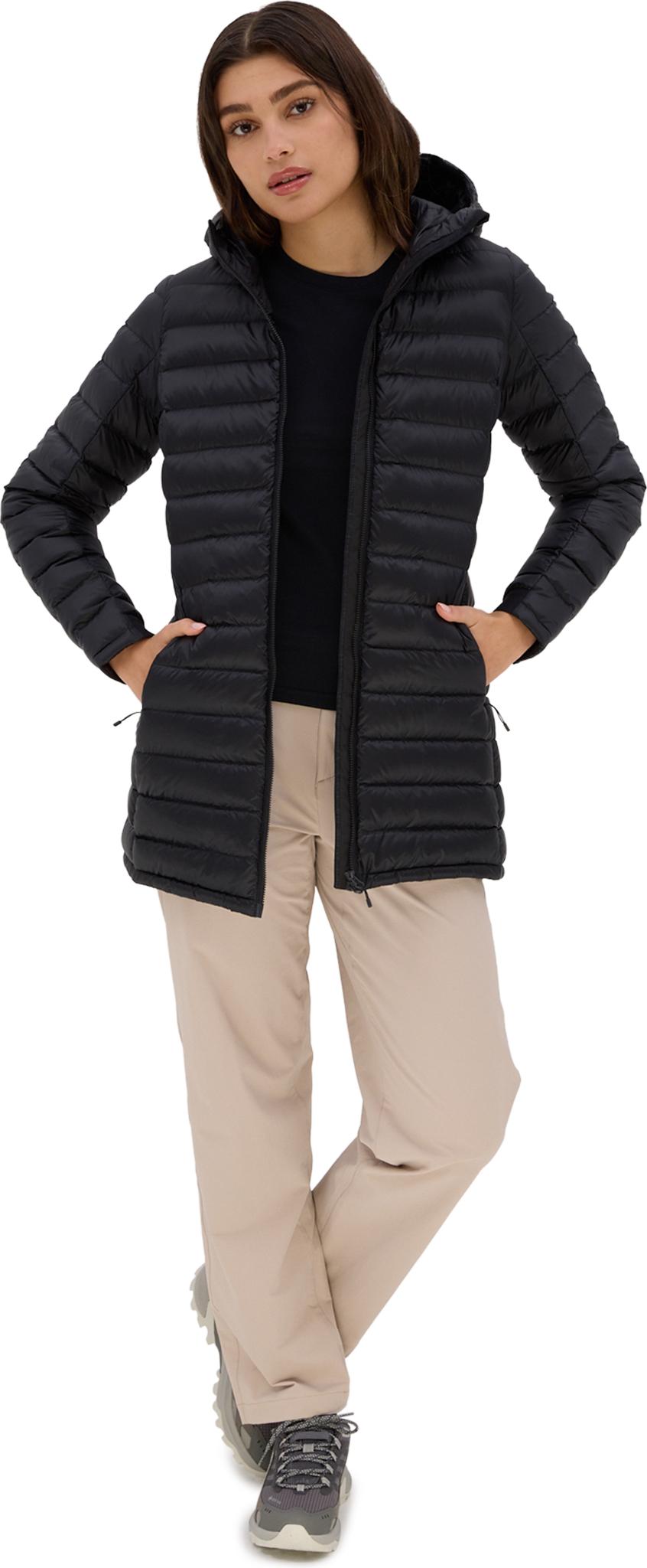 Product gallery image number 5 for product Manteau en duvet léger mi-long Vika - Femme