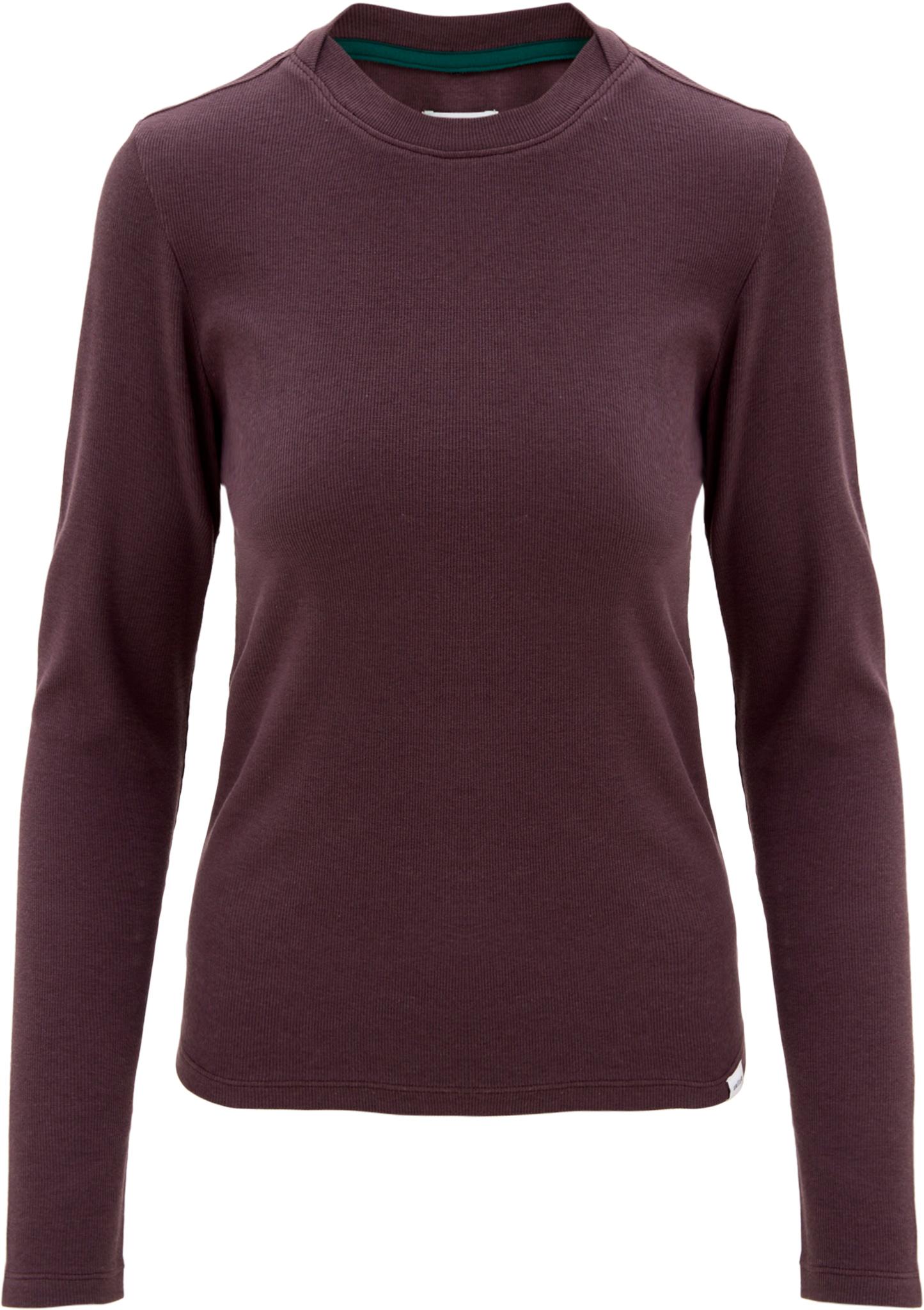 Product image for T-shirt côtelé à manches longues Belgravia - Femme